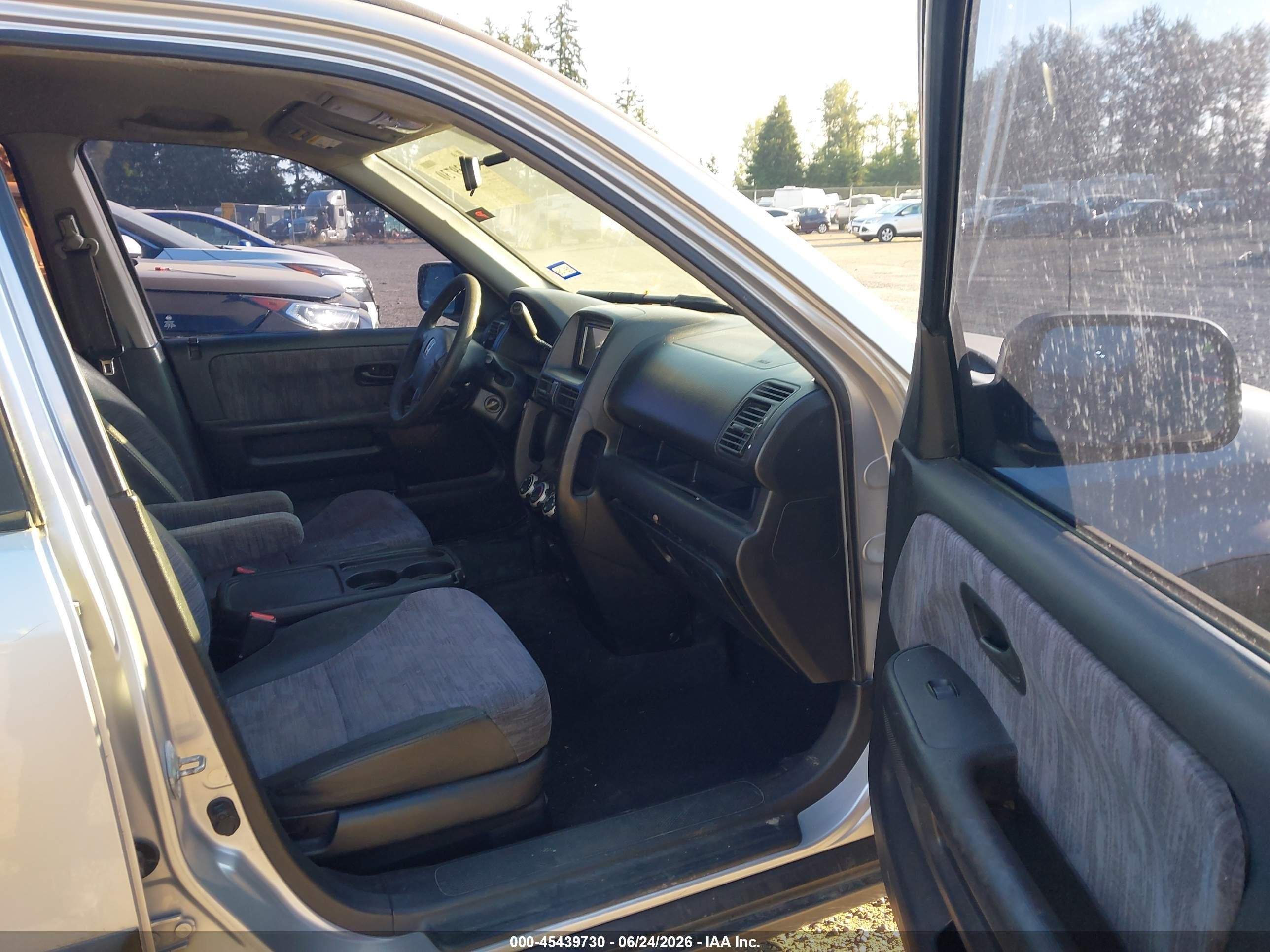 2002 Honda Cr-v Lx Silver vin: JHLRD78422C070552