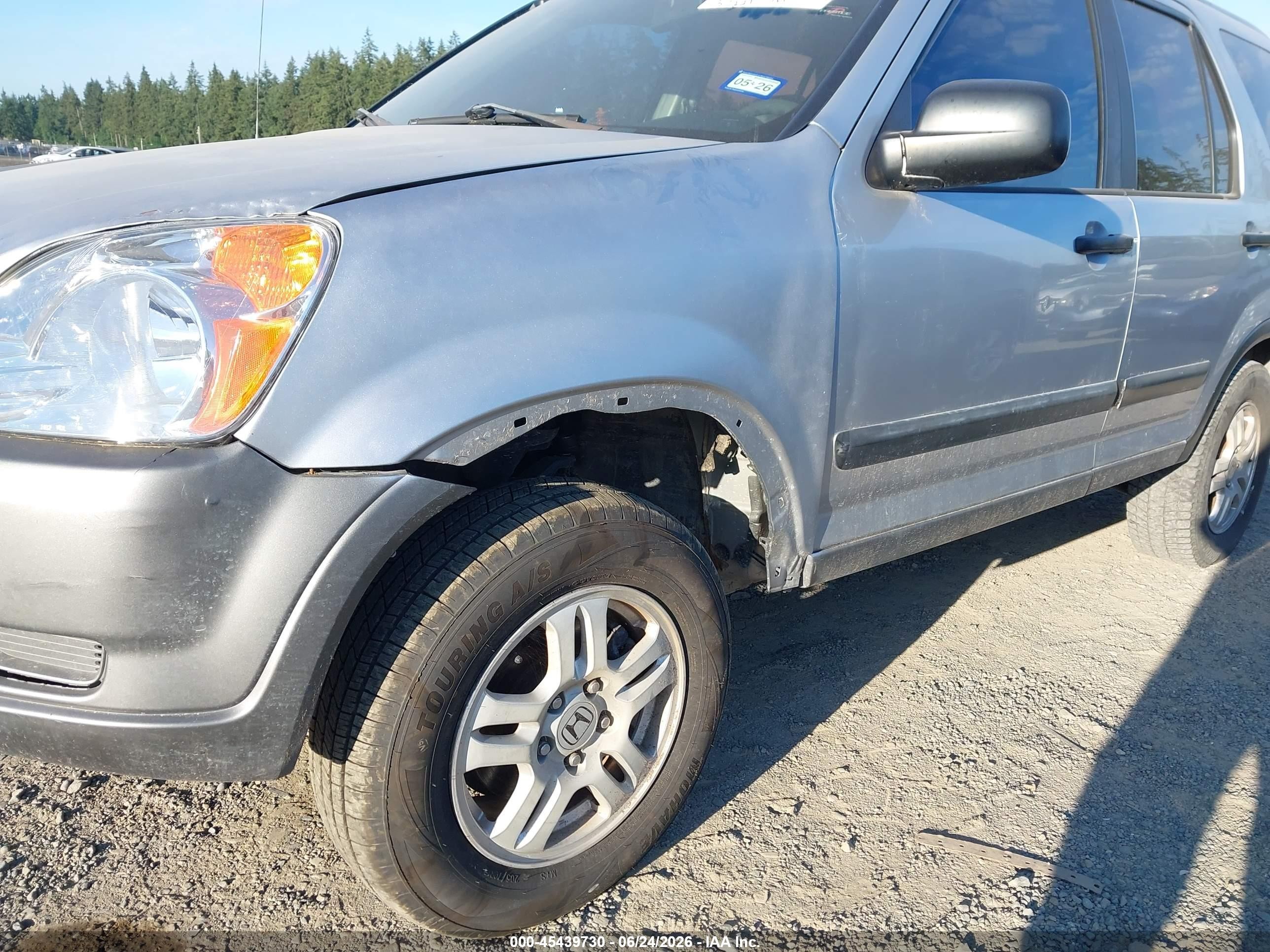 2002 Honda Cr-v Lx Silver vin: JHLRD78422C070552