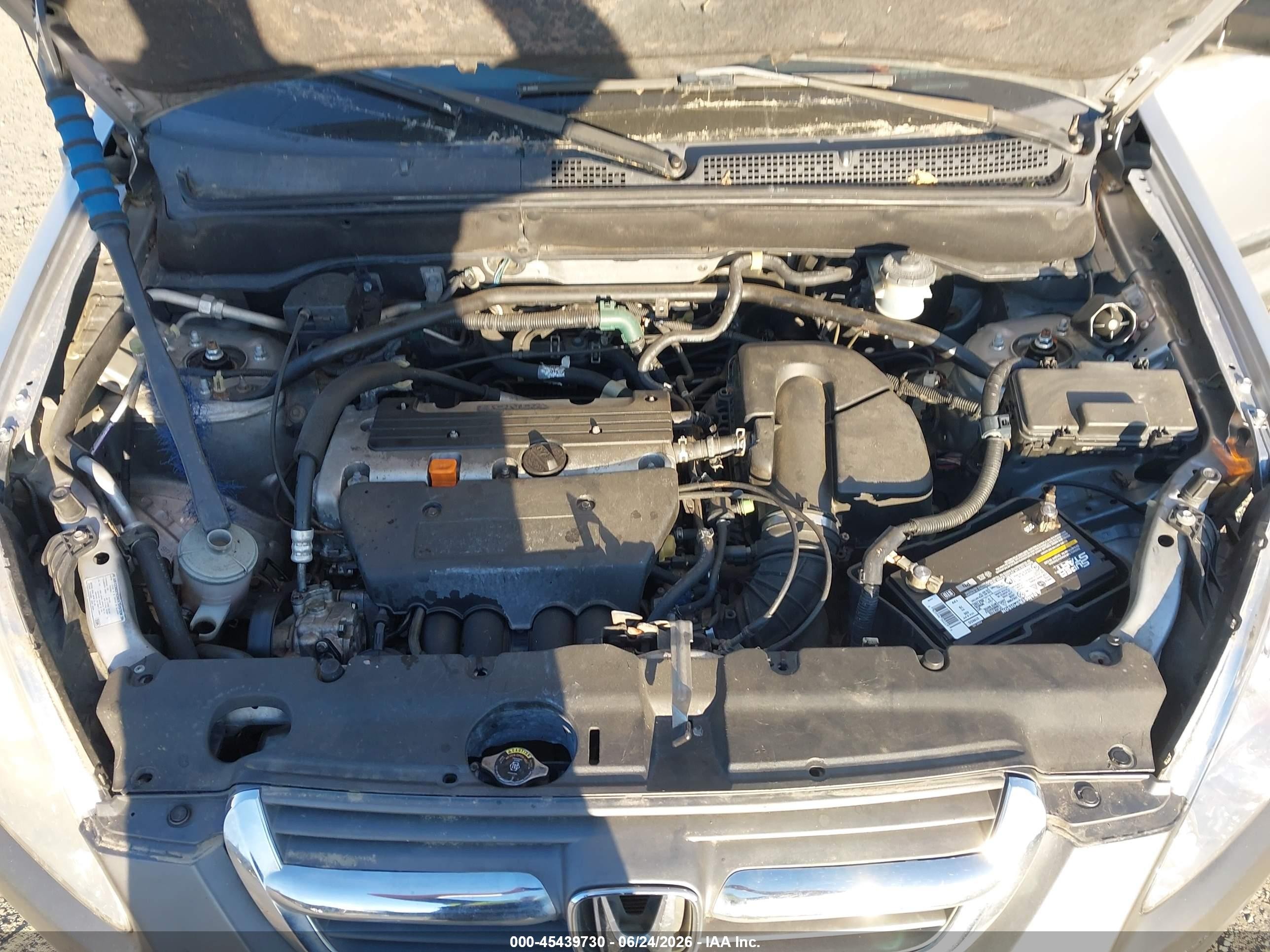2002 Honda Cr-v Lx Silver vin: JHLRD78422C070552