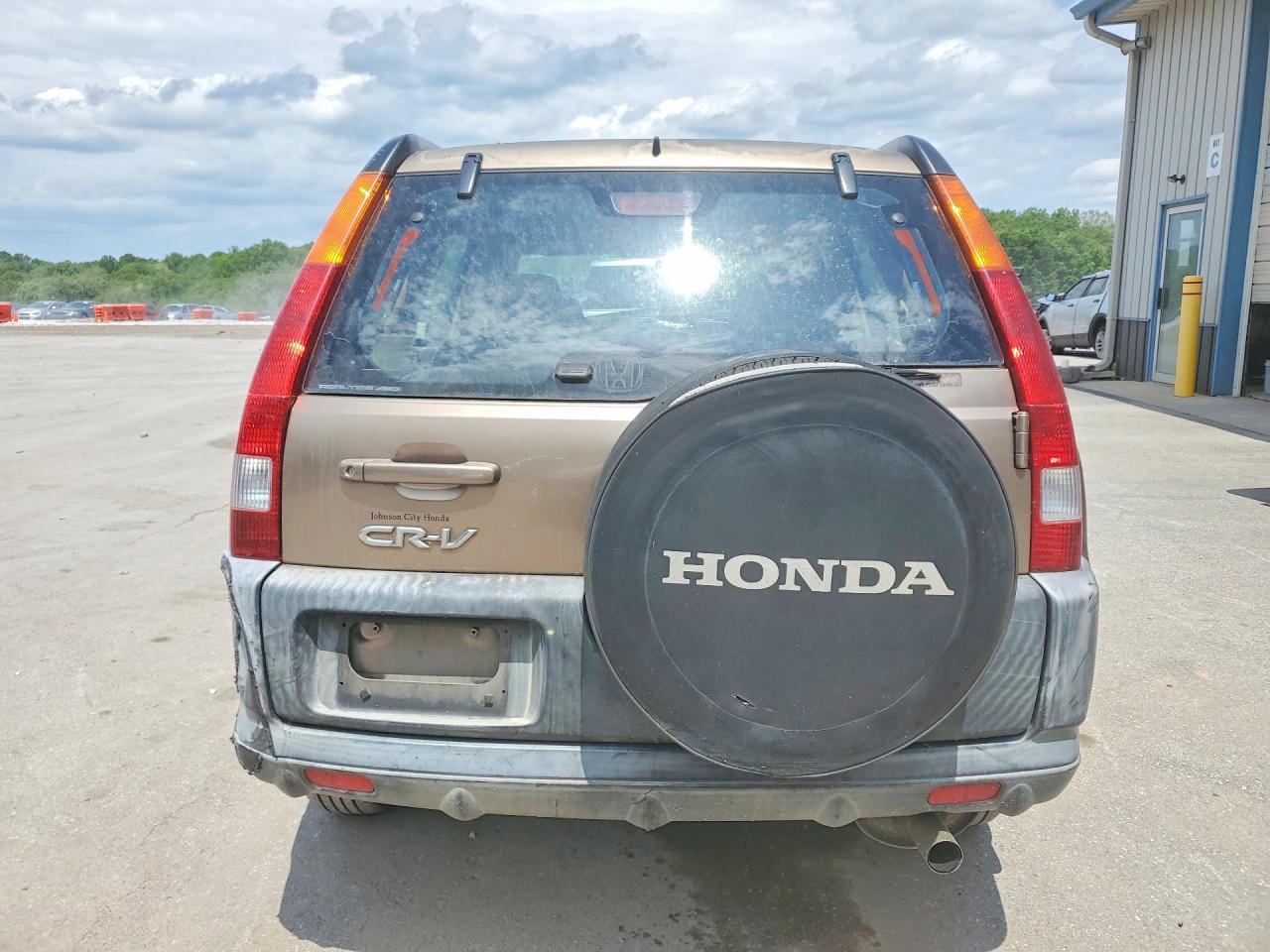 2004 Honda Cr-v Lx Tan vin: JHLRD78434C001436