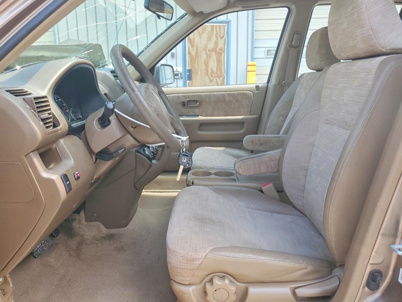 2004 Honda Cr-v Lx Tan vin: JHLRD78434C001436