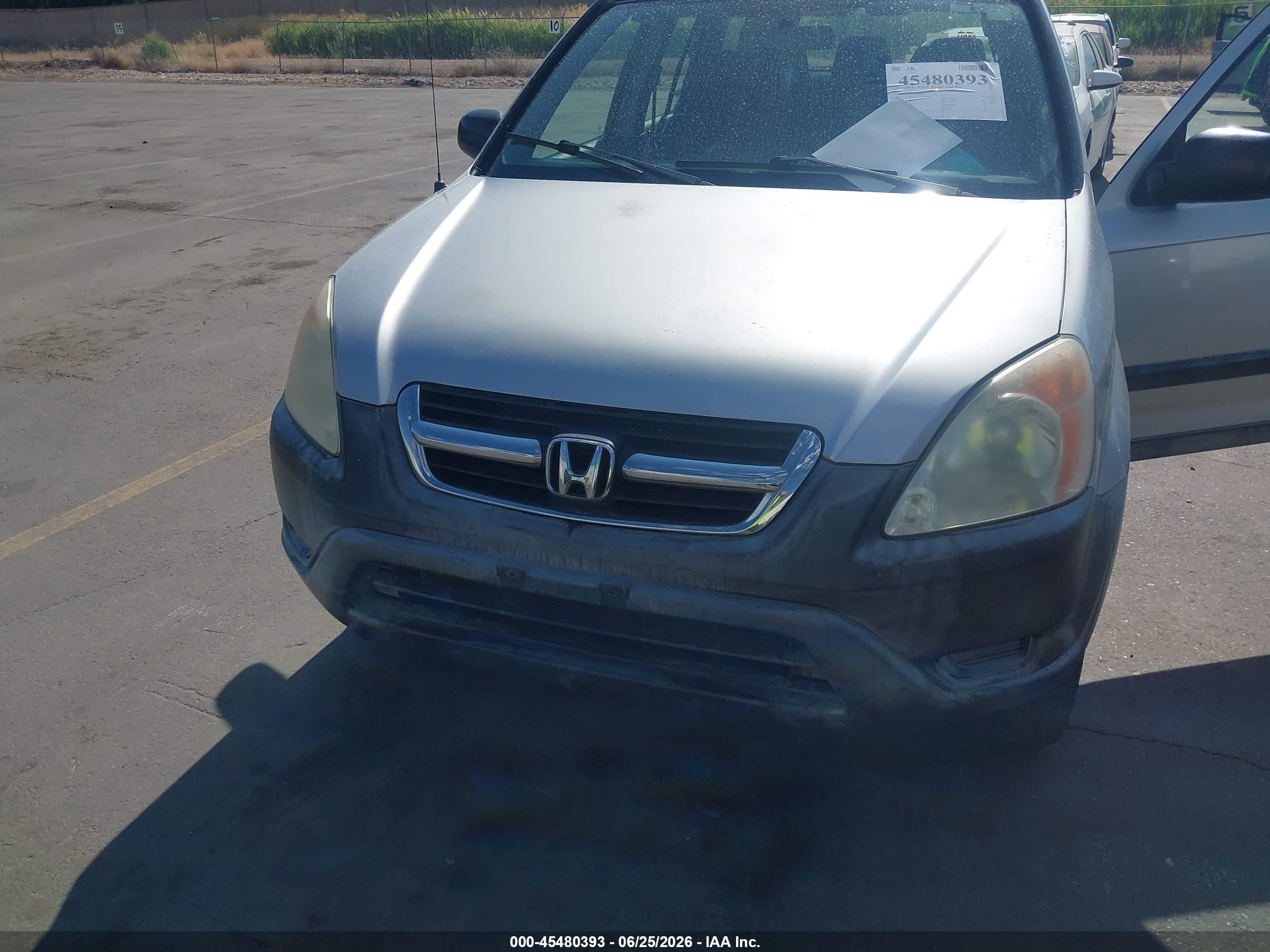 2002 Honda Cr-v Lx Silver vin: JHLRD78442C065899