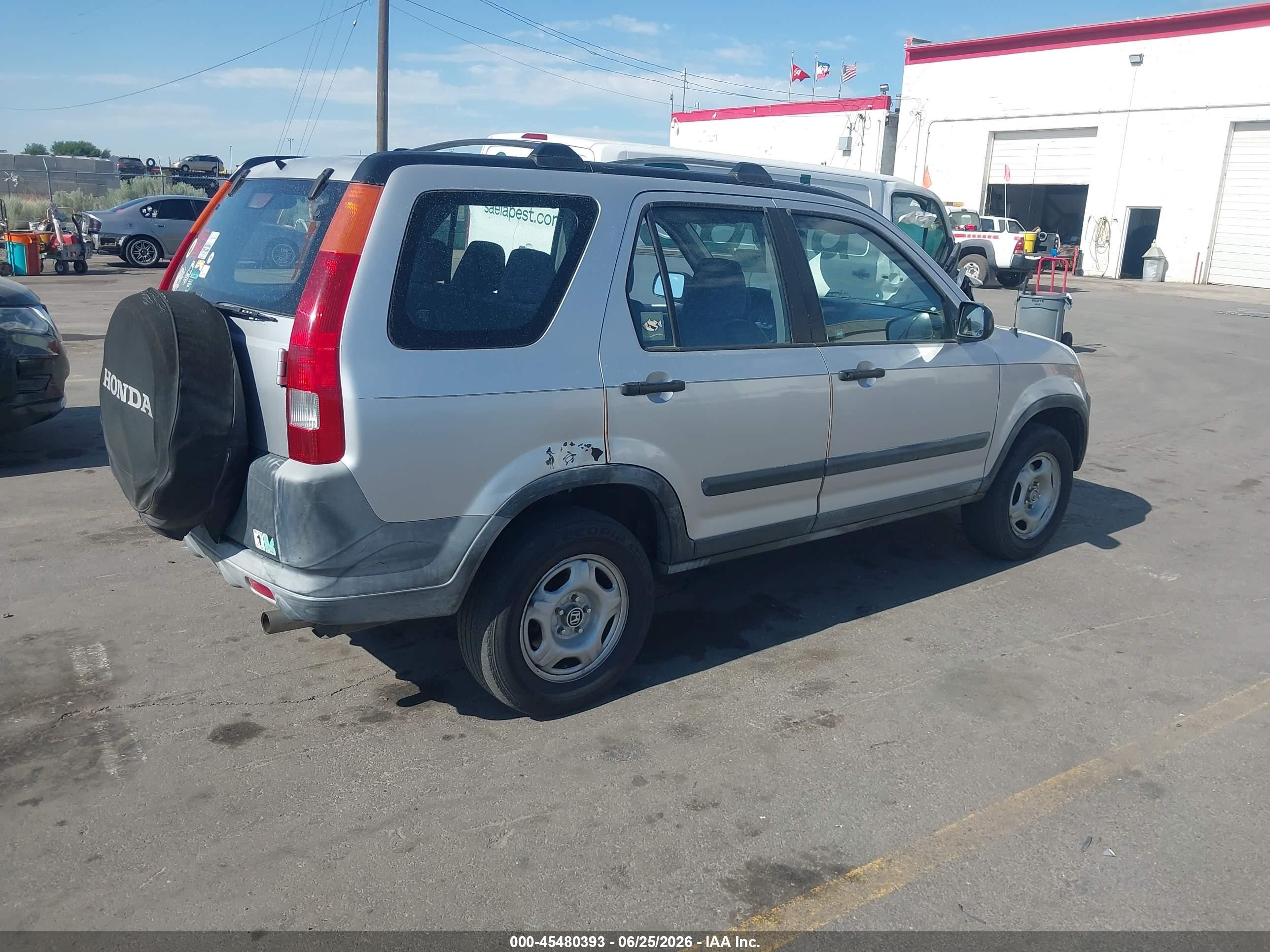 2002 Honda Cr-v Lx Silver vin: JHLRD78442C065899
