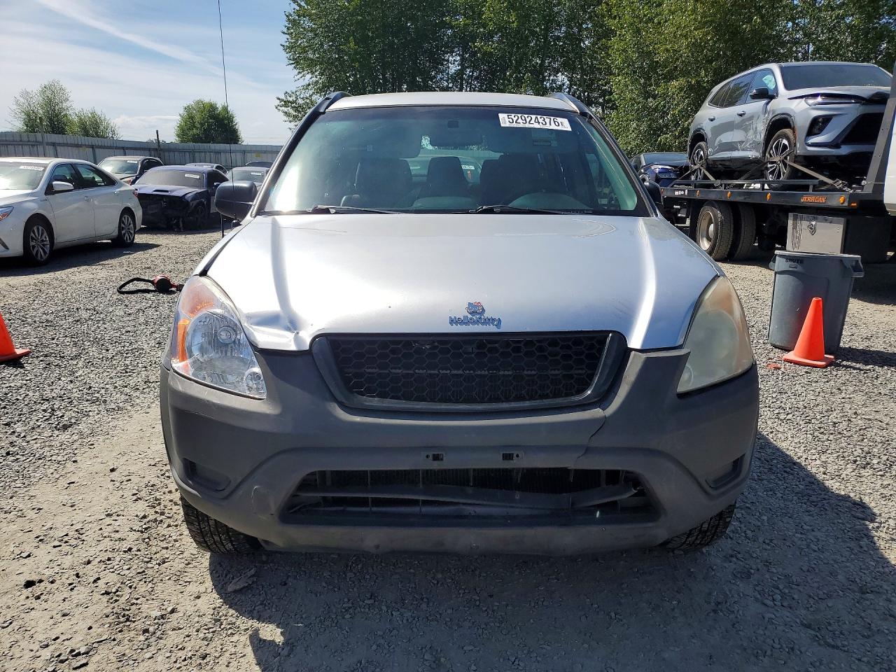2004 Honda Cr-v Lx Silver vin: JHLRD78444C012543