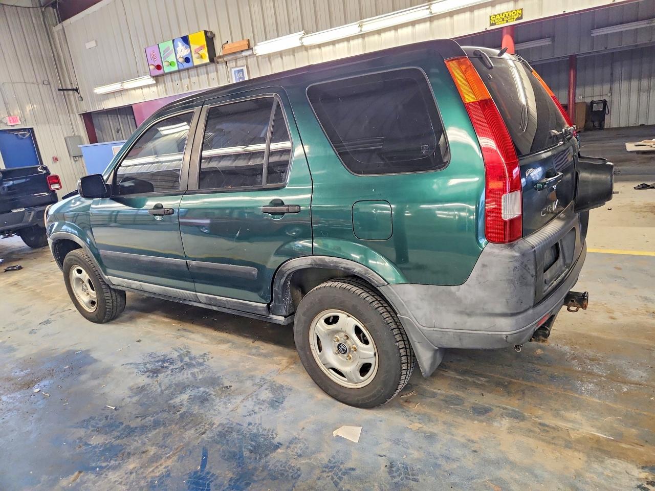 2002 Honda Cr-v Lx Зеленый vin: JHLRD78452C019689