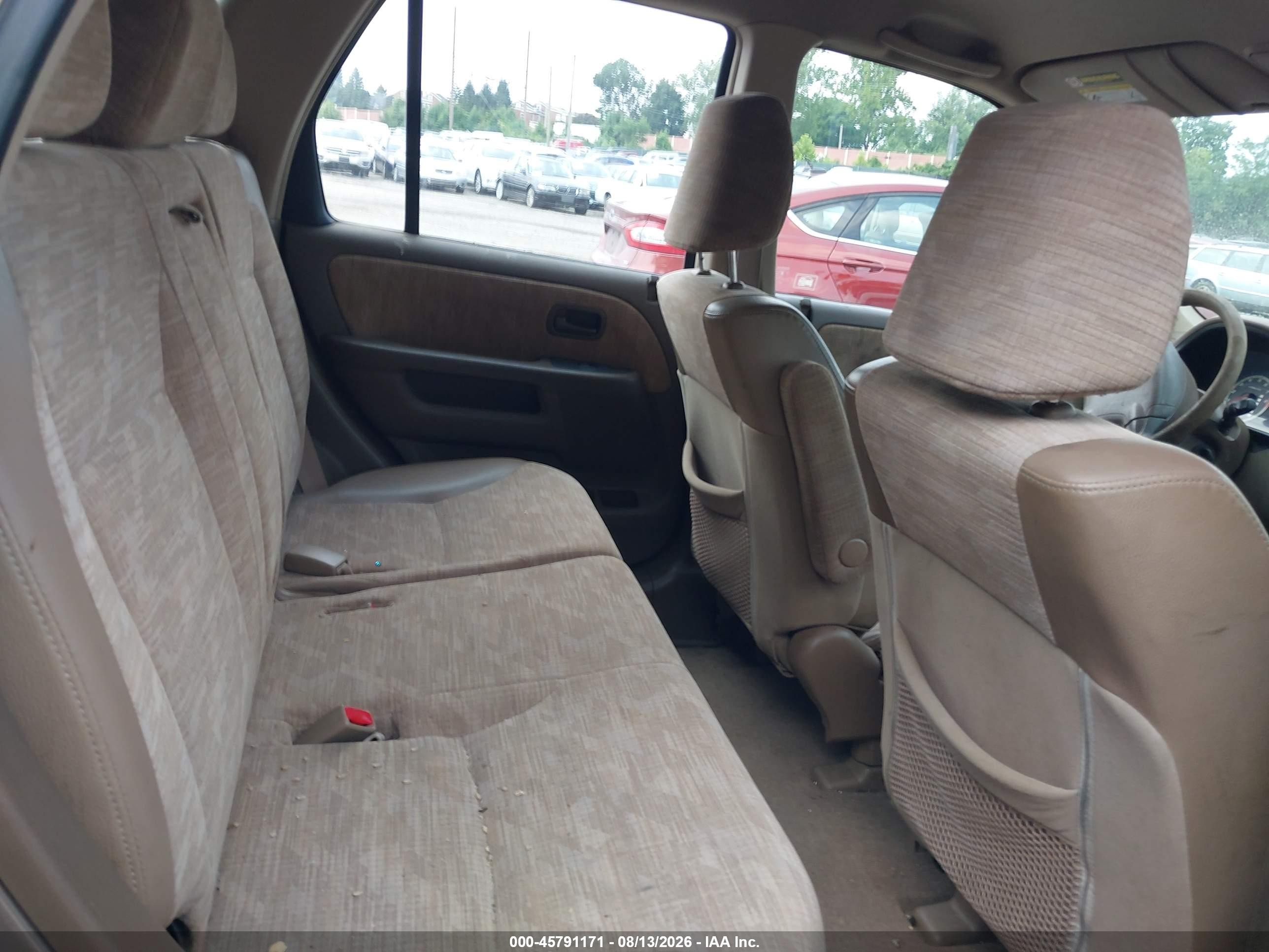2002 Honda Cr-v Lx Dark Brown vin: JHLRD78452C059500