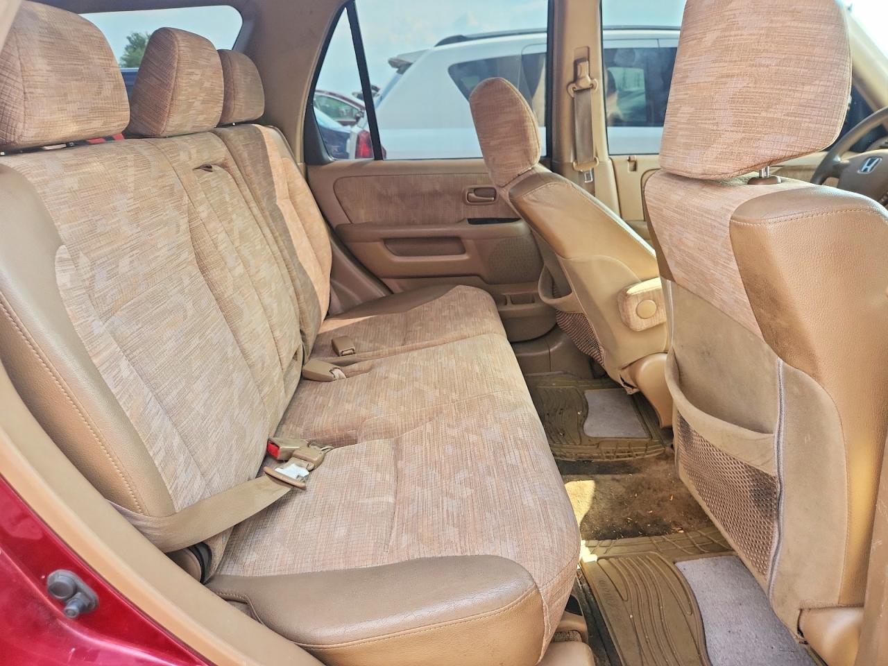 2004 Honda Cr-v Lx Red vin: JHLRD78454C016701