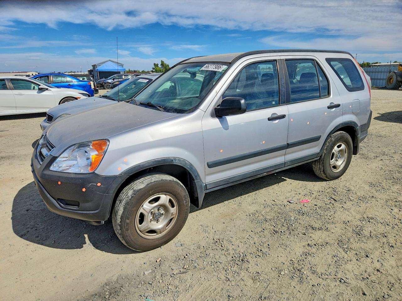 2002 Honda Cr-v Lx Silver vin: JHLRD78462C076676