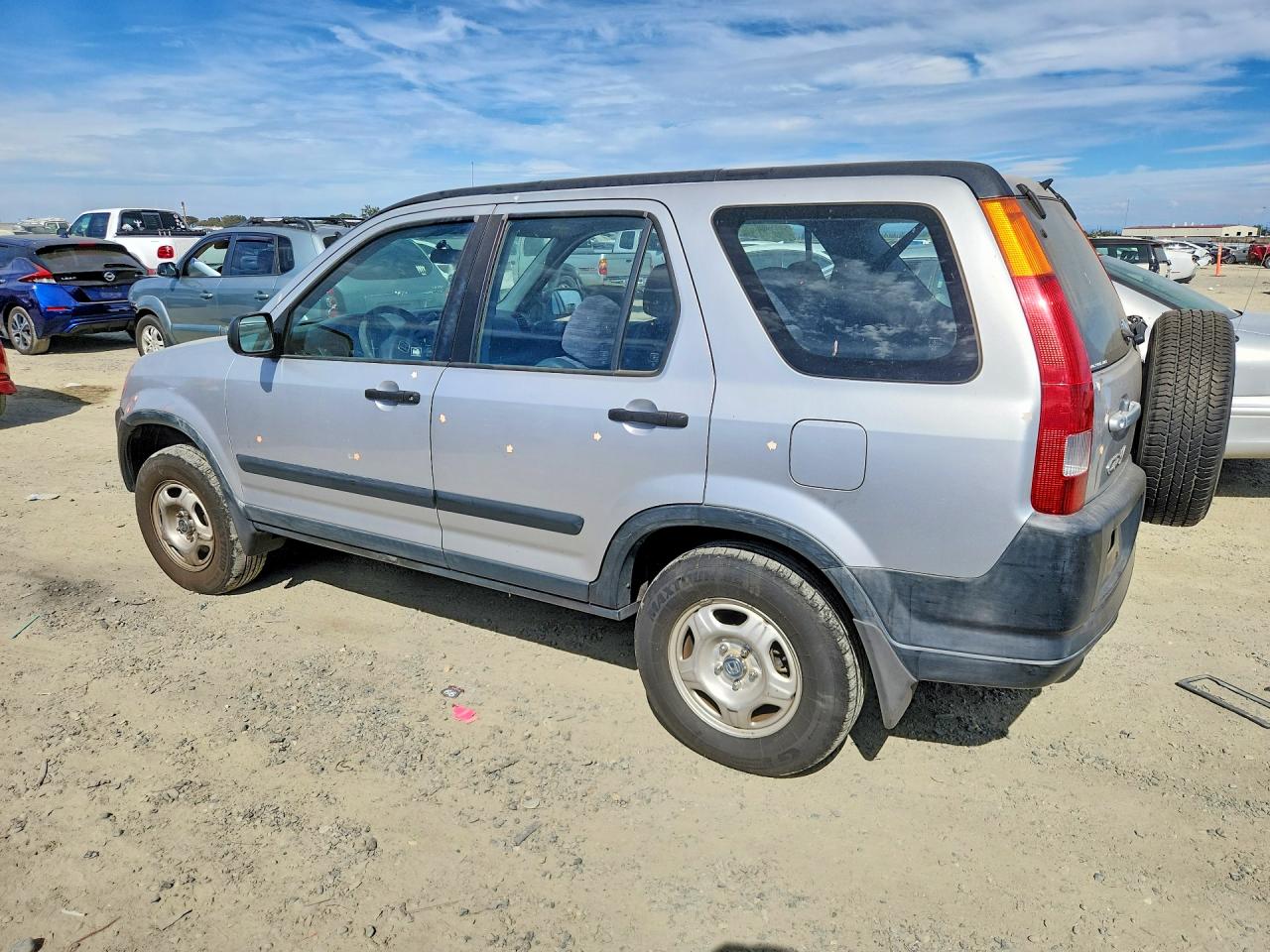2002 Honda Cr-v Lx Silver vin: JHLRD78462C076676