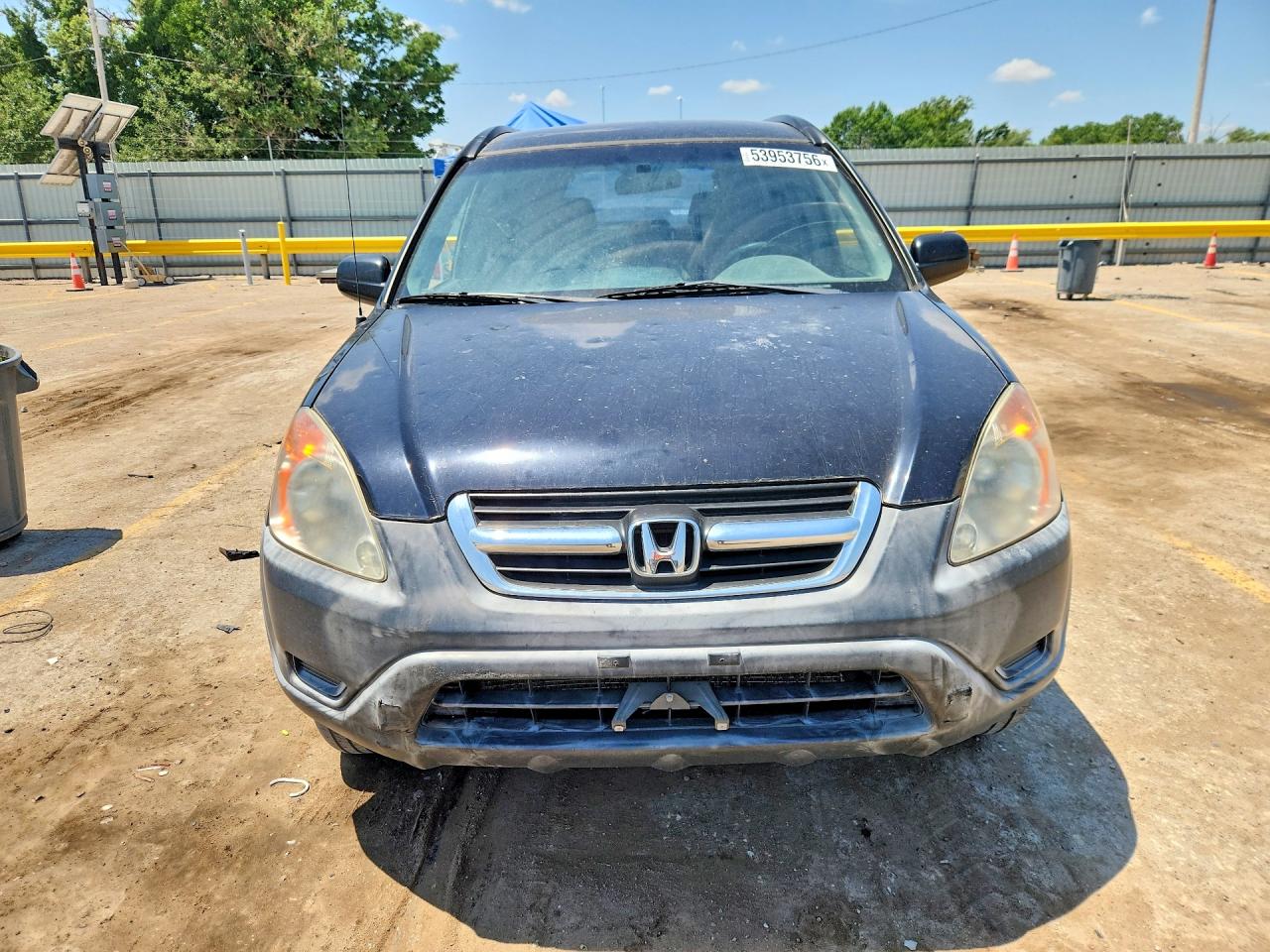 2003 Honda Cr-v Lx Black vin: JHLRD78463C046014