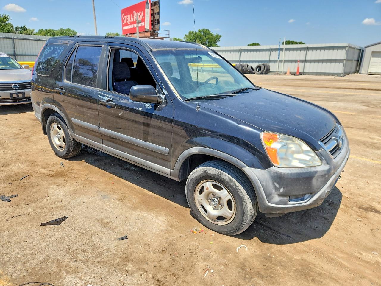 2003 Honda Cr-v Lx Black vin: JHLRD78463C046014