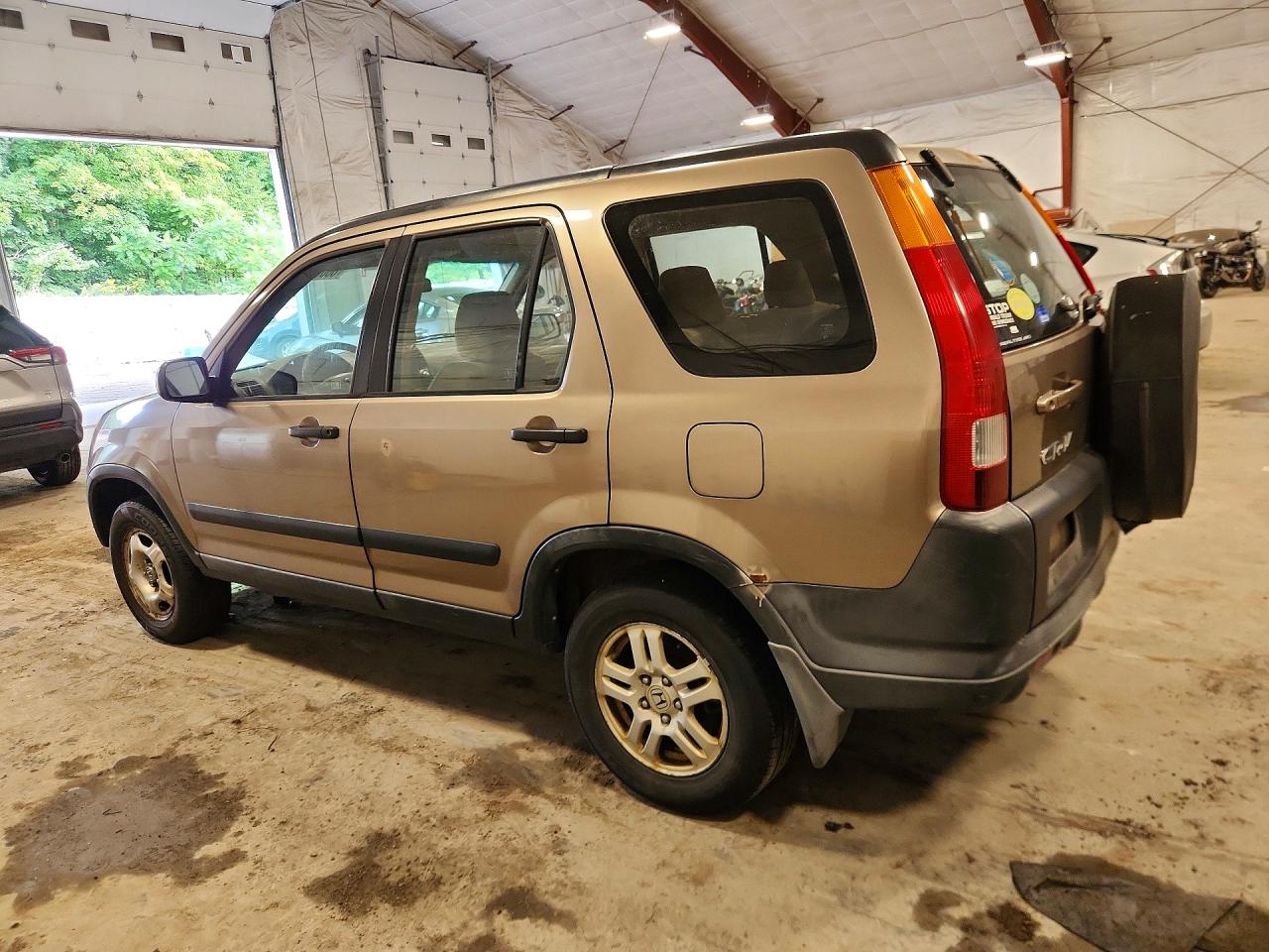 2002 Honda Cr-v Lx Tan vin: JHLRD78482C037460