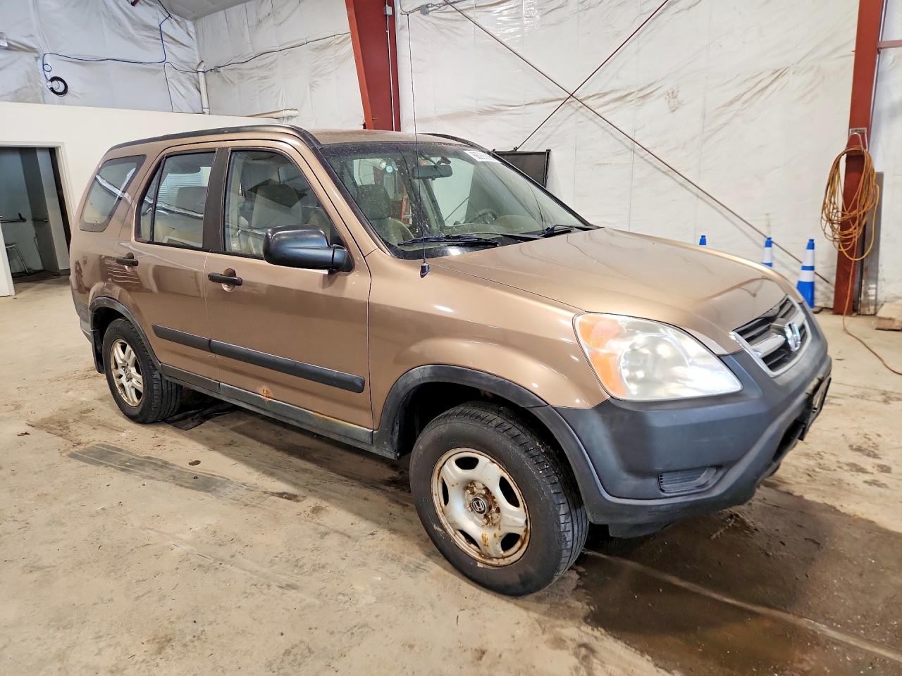 2002 Honda Cr-v Lx Tan vin: JHLRD78482C037460