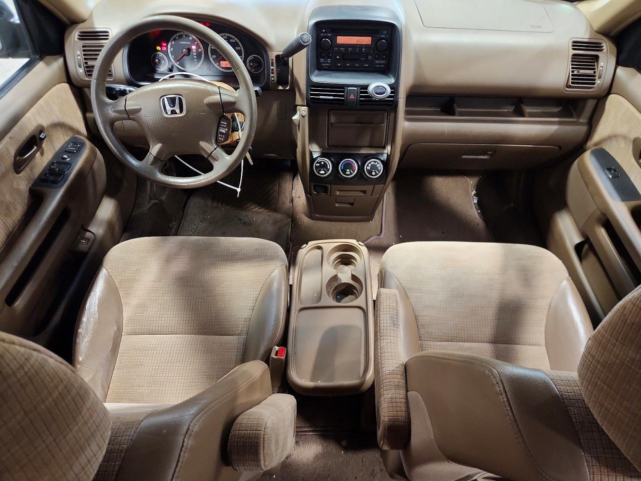 2002 Honda Cr-v Lx Tan vin: JHLRD78482C037460