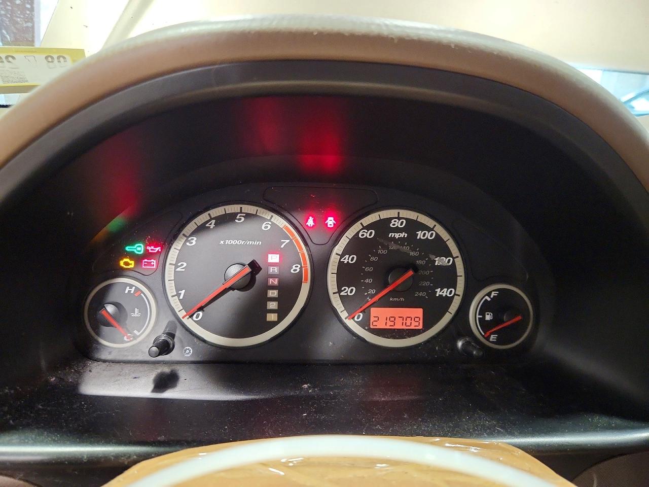 2002 Honda Cr-v Lx Tan vin: JHLRD78482C037460