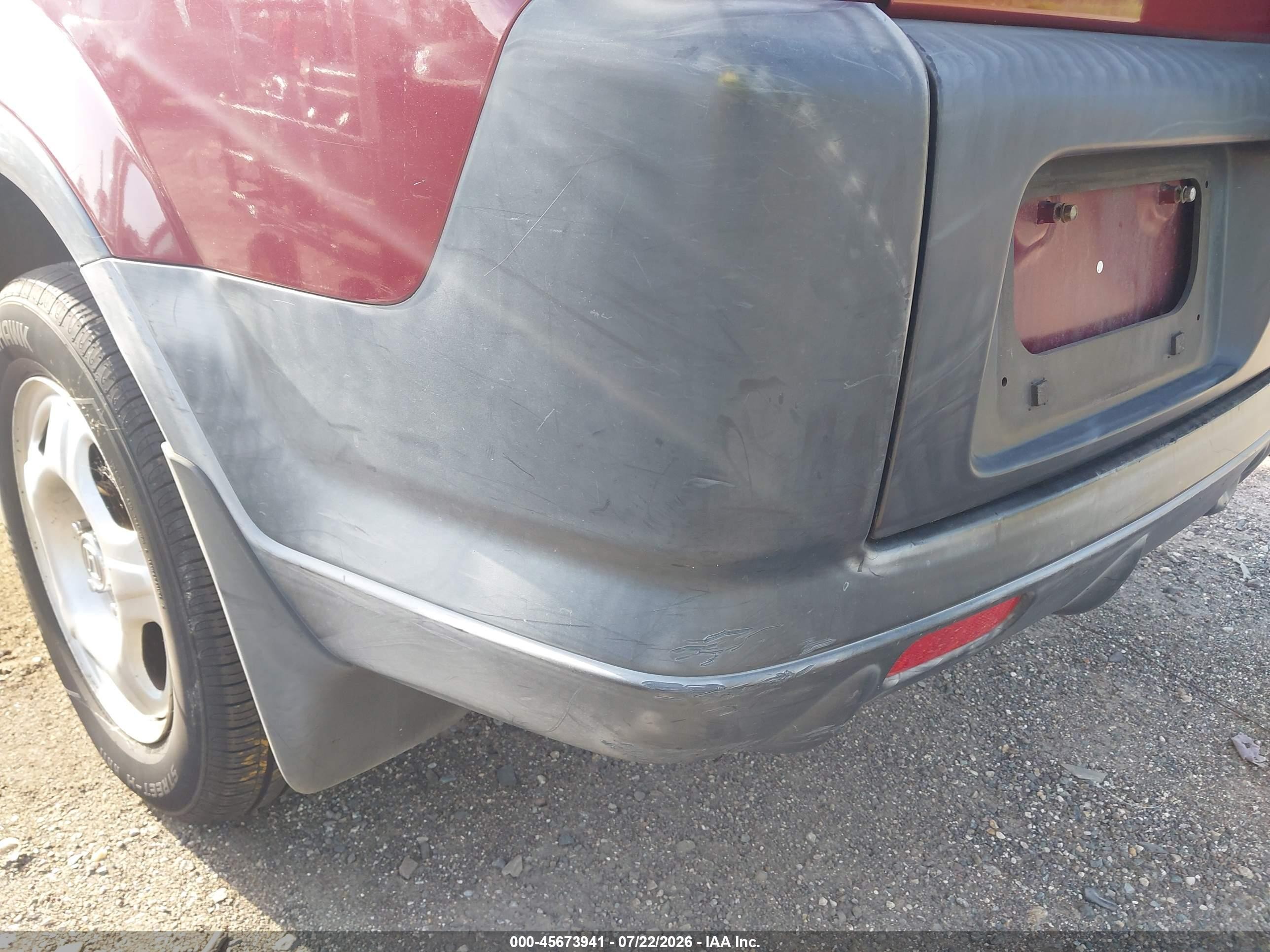 2002 Honda Cr-v Lx Бордовый vin: JHLRD78482C047843