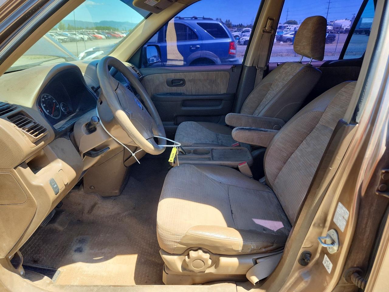 2002 Honda Cr-v Lx Бежевый vin: JHLRD78482C085847