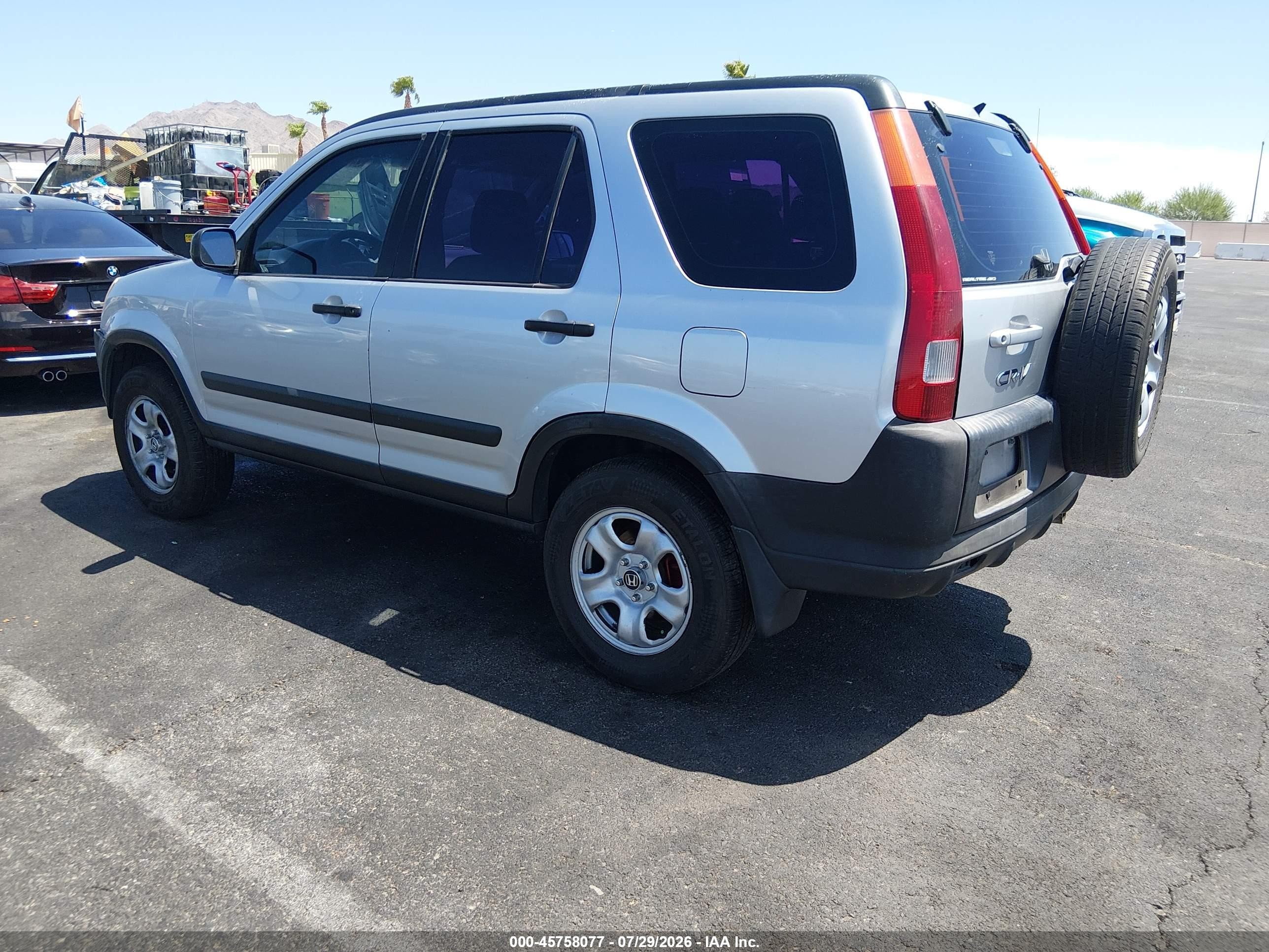 2002 Honda Cr-v Lx Silver vin: JHLRD784X2C070511