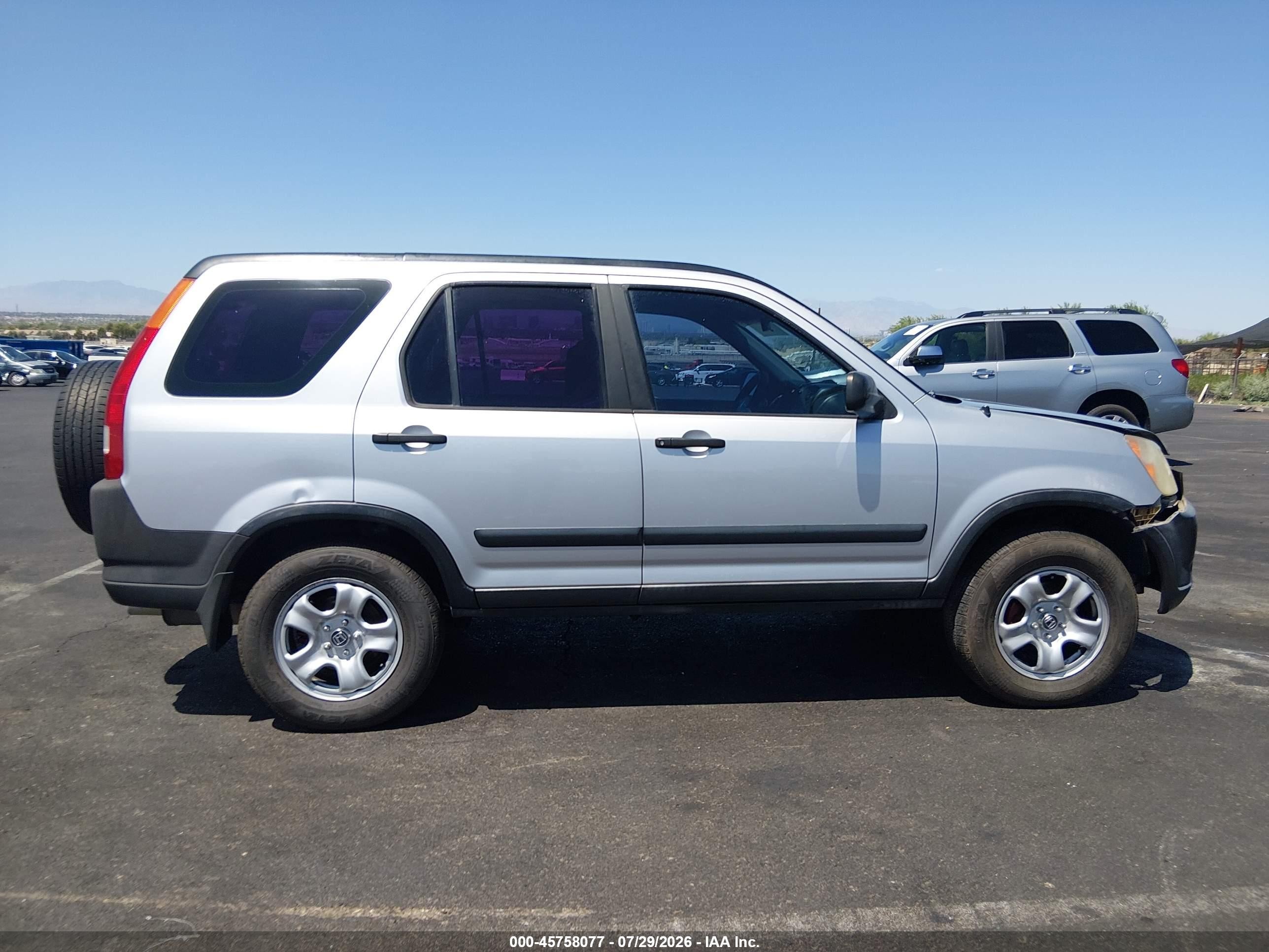 2002 Honda Cr-v Lx Silver vin: JHLRD784X2C070511