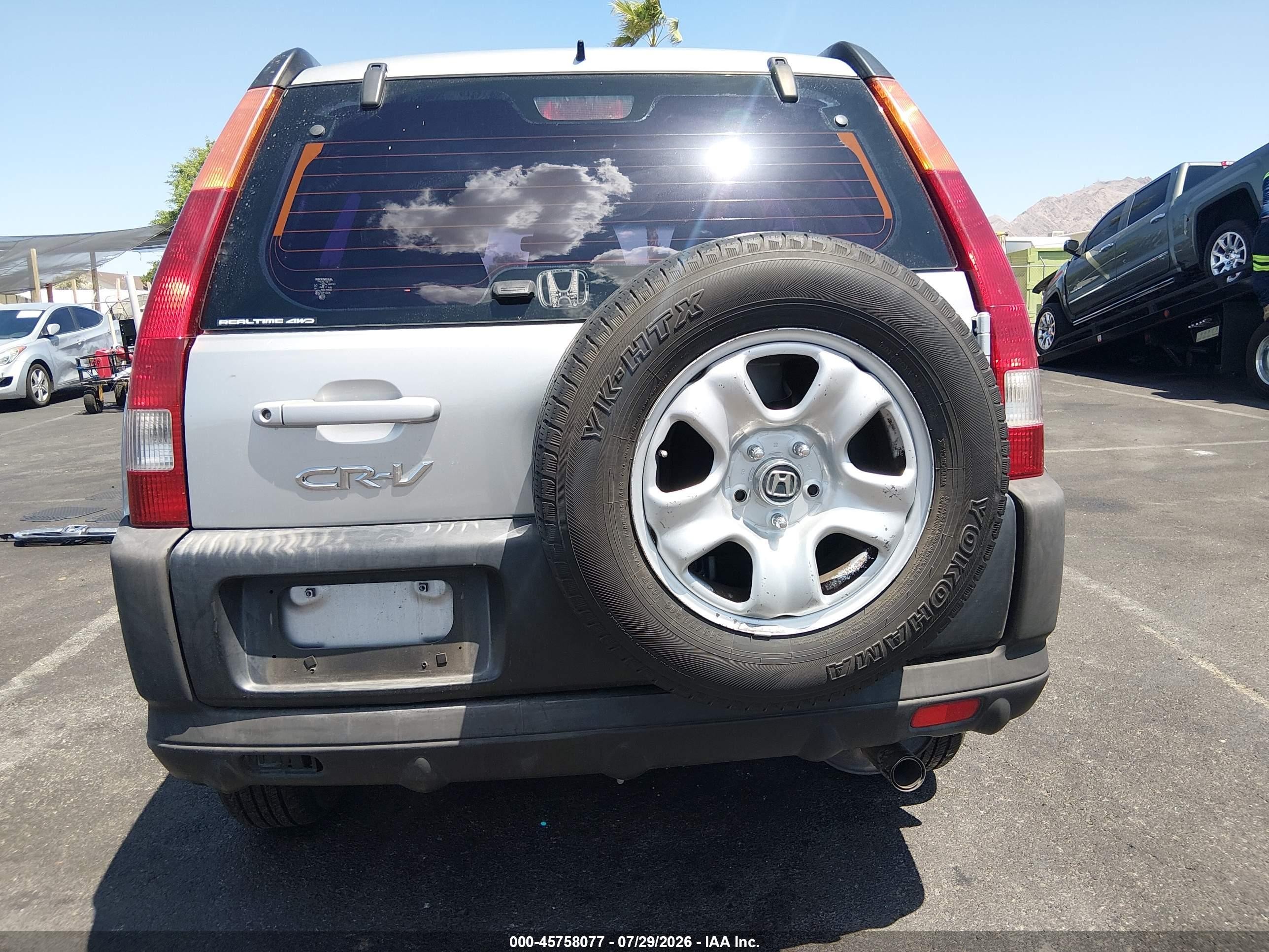 2002 Honda Cr-v Lx Silver vin: JHLRD784X2C070511