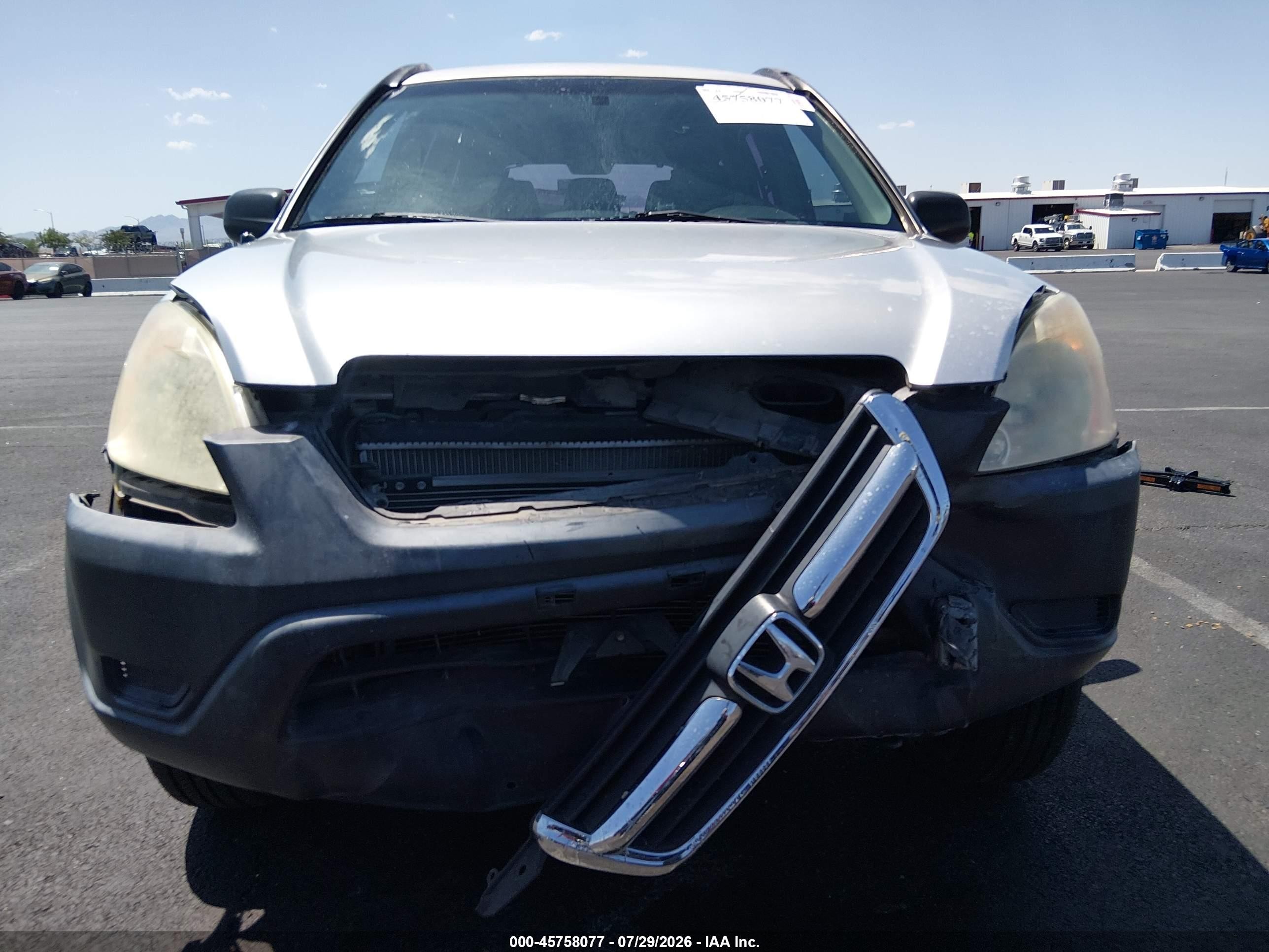 2002 Honda Cr-v Lx Silver vin: JHLRD784X2C070511