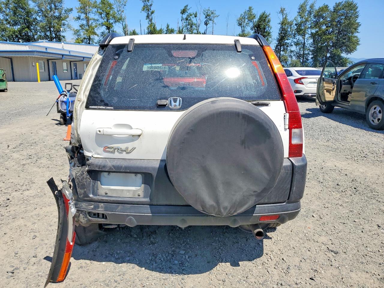 2003 Honda Cr-v Lx Белый vin: JHLRD784X3C039552