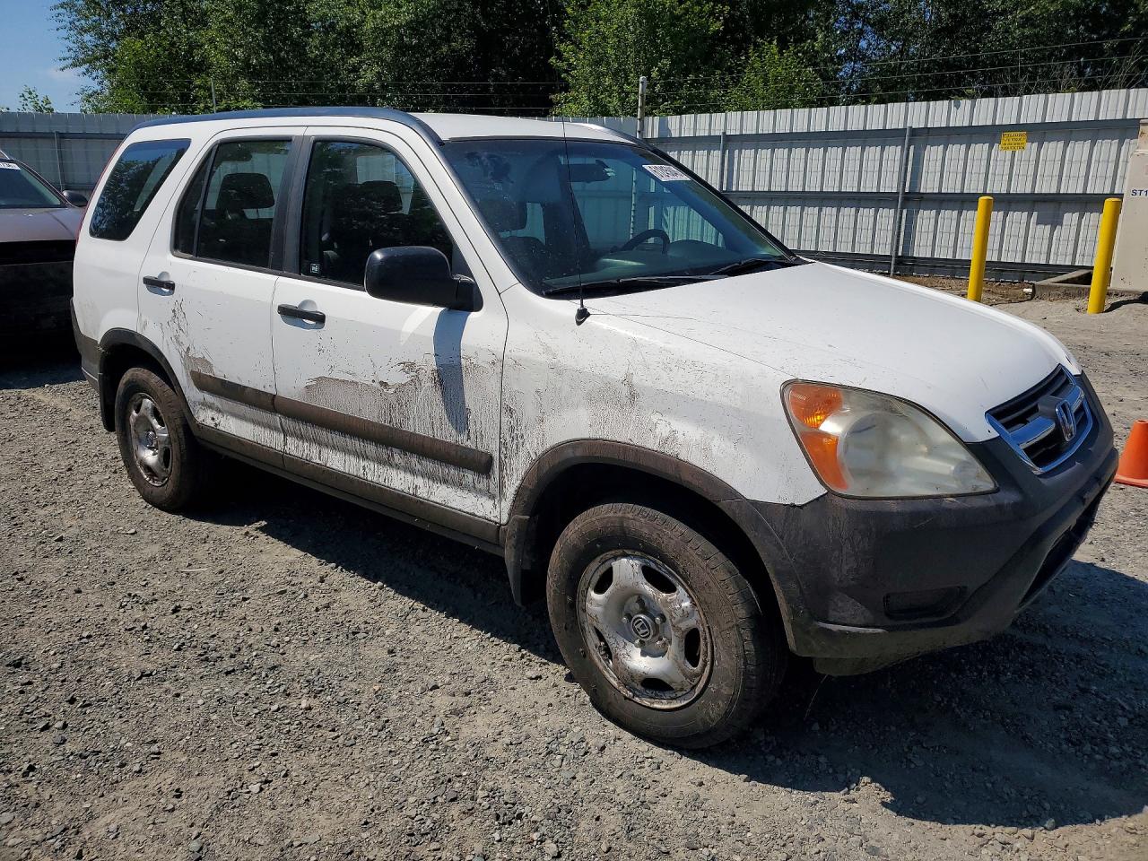 2003 Honda Cr-v Lx Белый vin: JHLRD784X3C039552