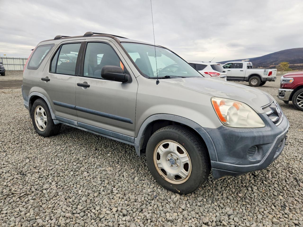 2005 Honda Cr-v Lx Gray vin: JHLRD78515C044456