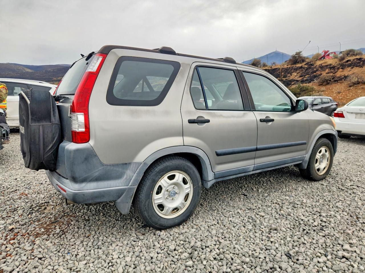2005 Honda Cr-v Lx Gray vin: JHLRD78515C044456