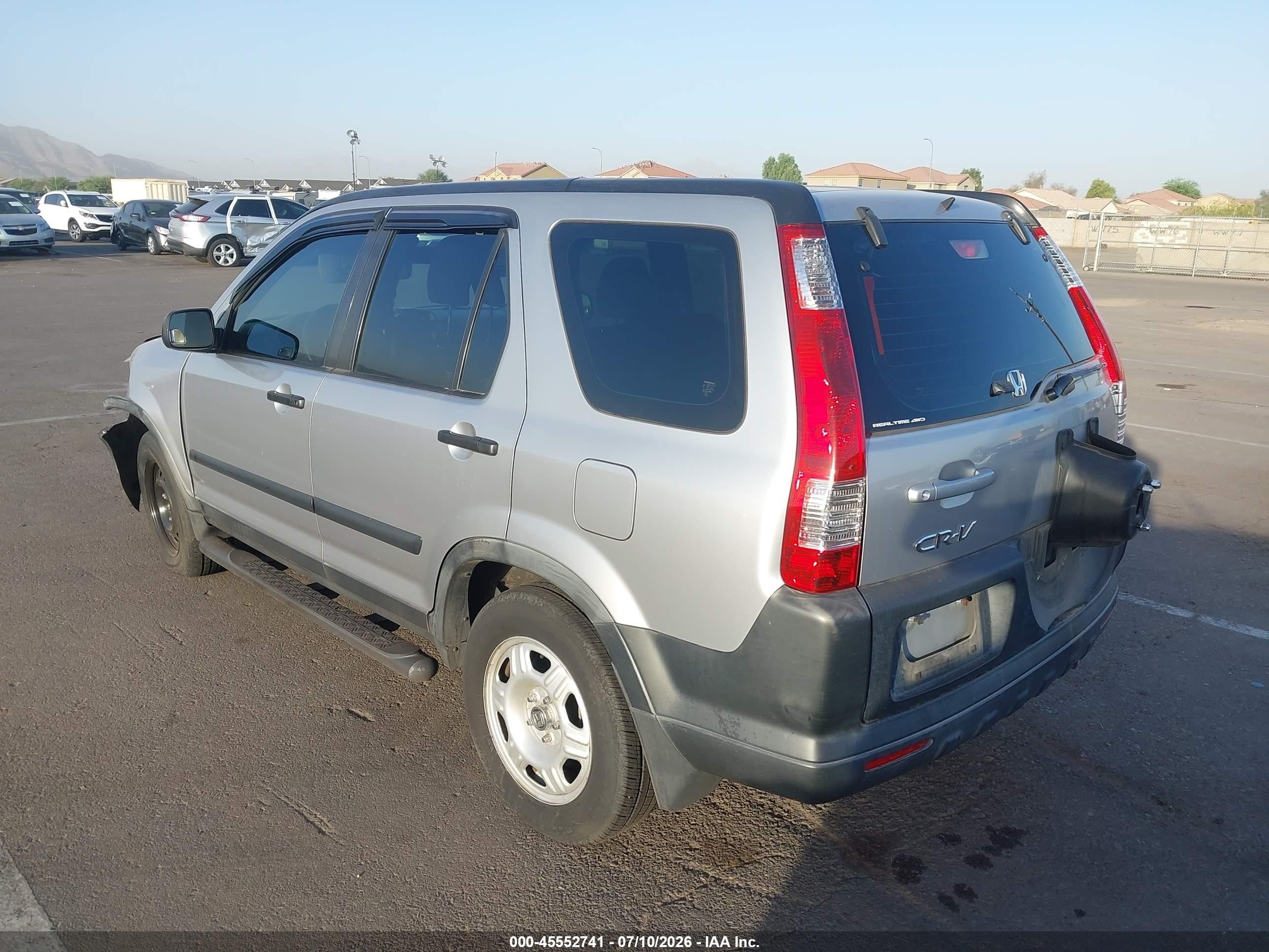 2005 Honda Cr-v Lx Серый vin: JHLRD78525C013605