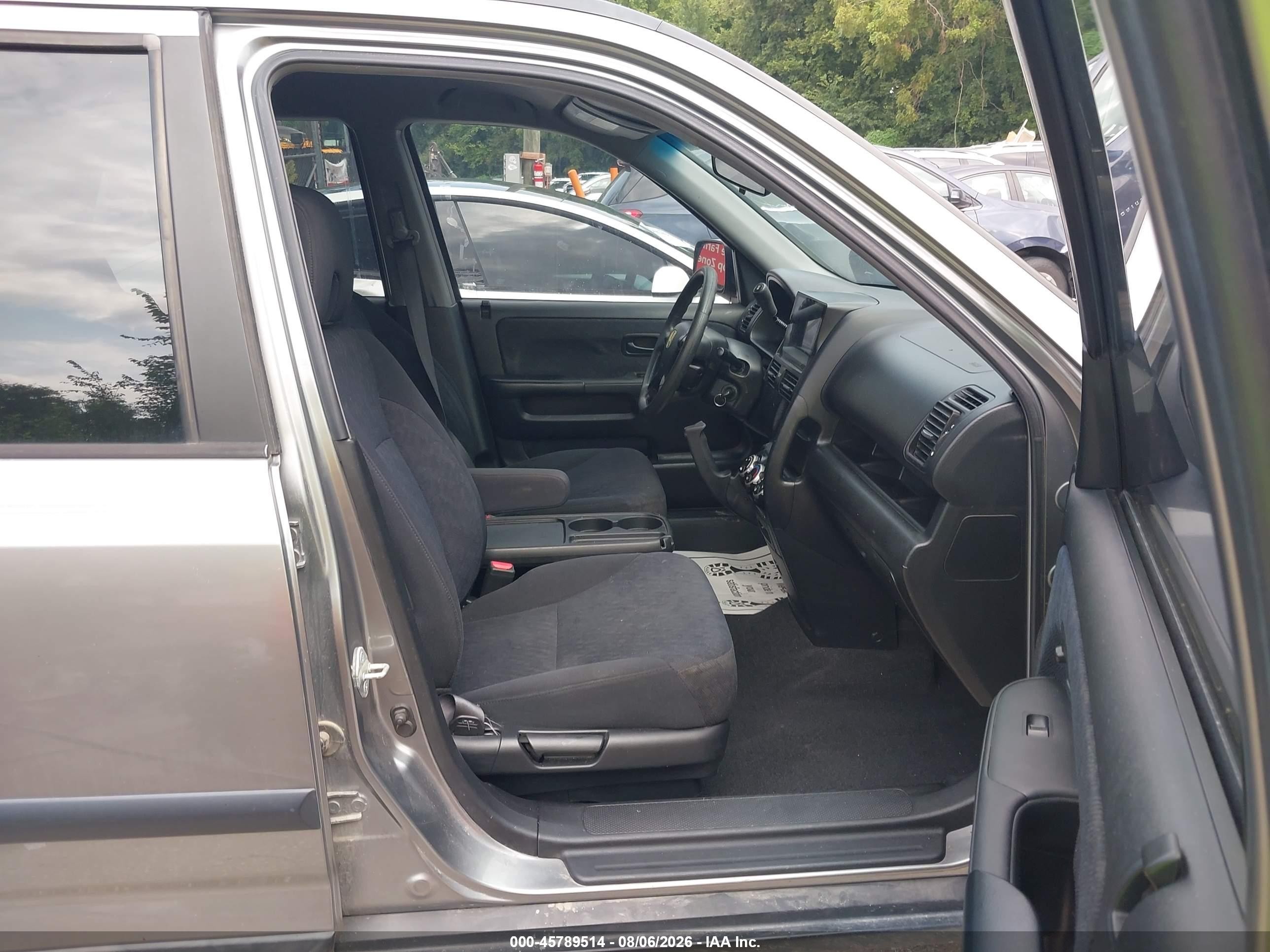 2005 Honda Cr-v Lx Gray vin: JHLRD78525C043669