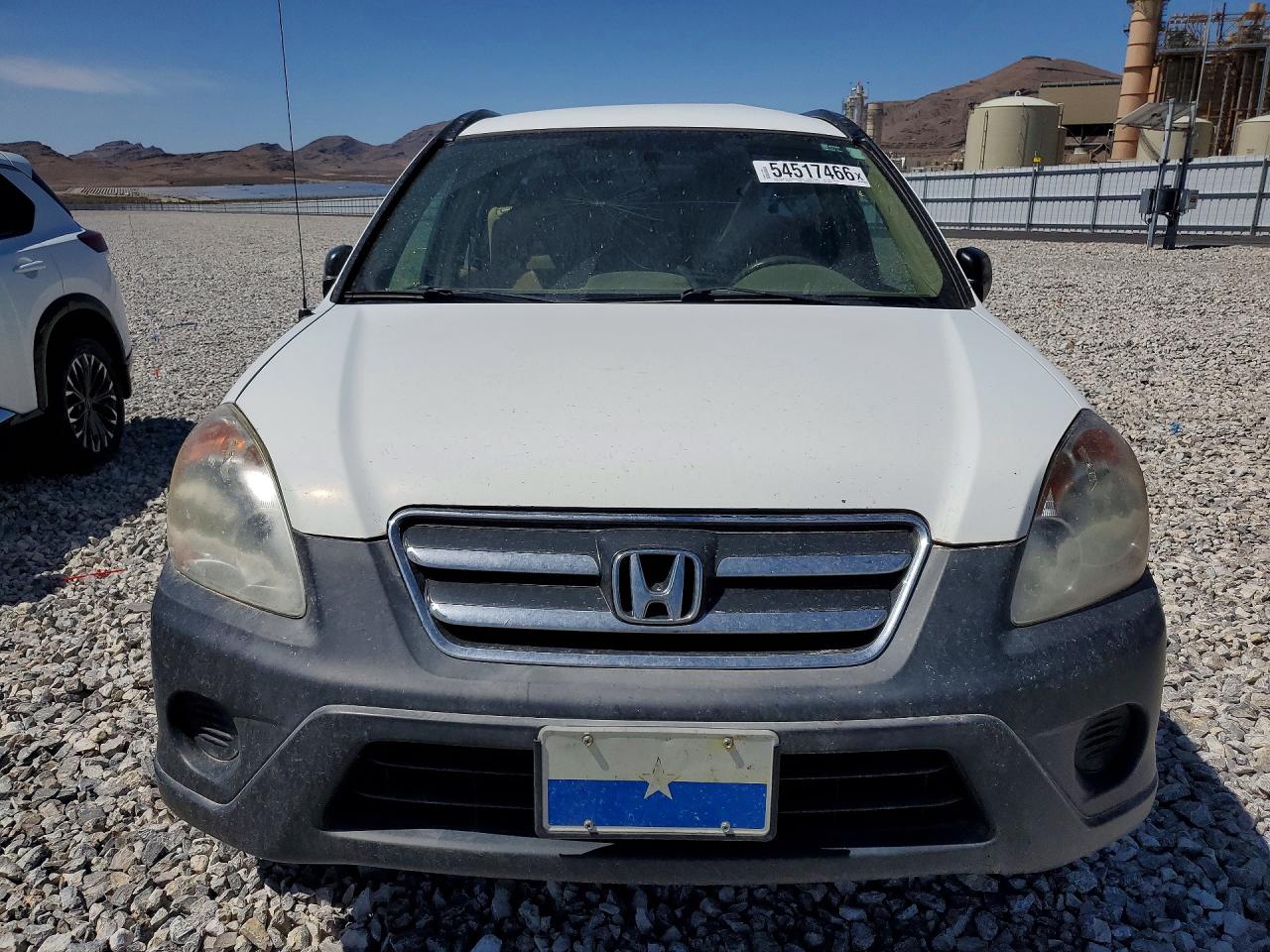 2005 Honda Cr-v Lx Белый vin: JHLRD78545C007451