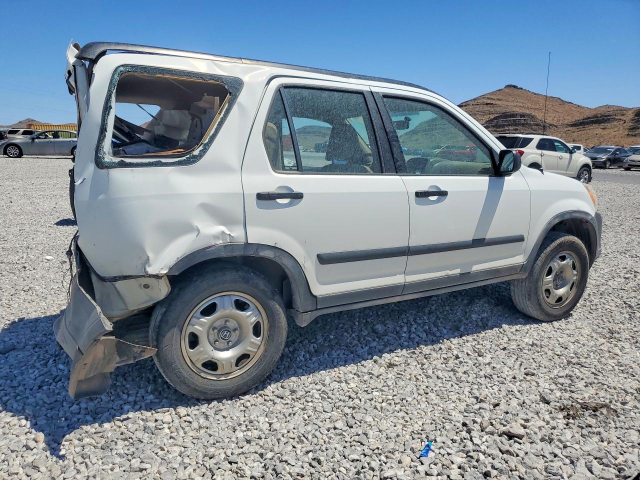2005 Honda Cr-v Lx Белый vin: JHLRD78545C007451