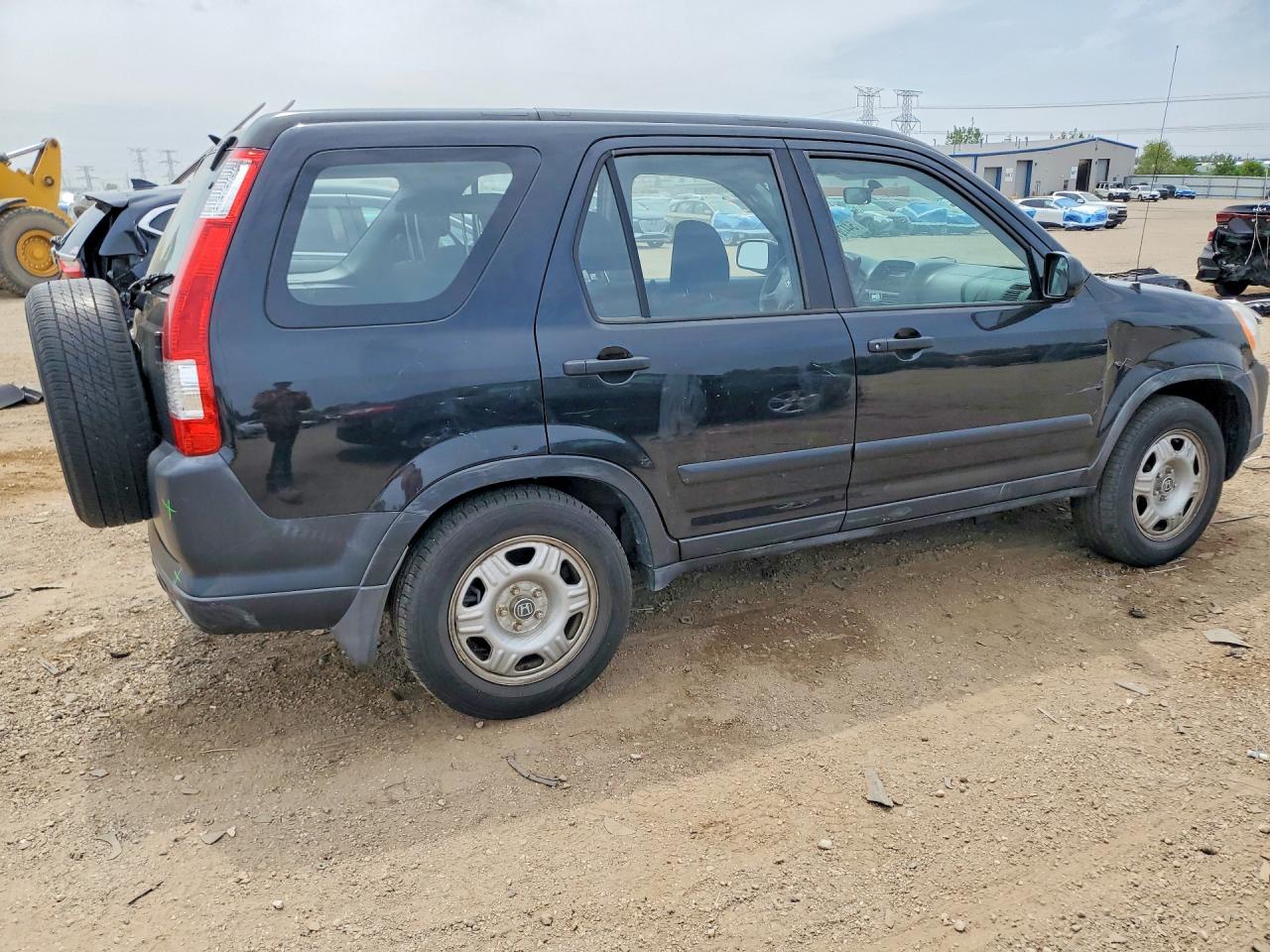 2005 Honda Cr-v Lx Black vin: JHLRD78545C010690