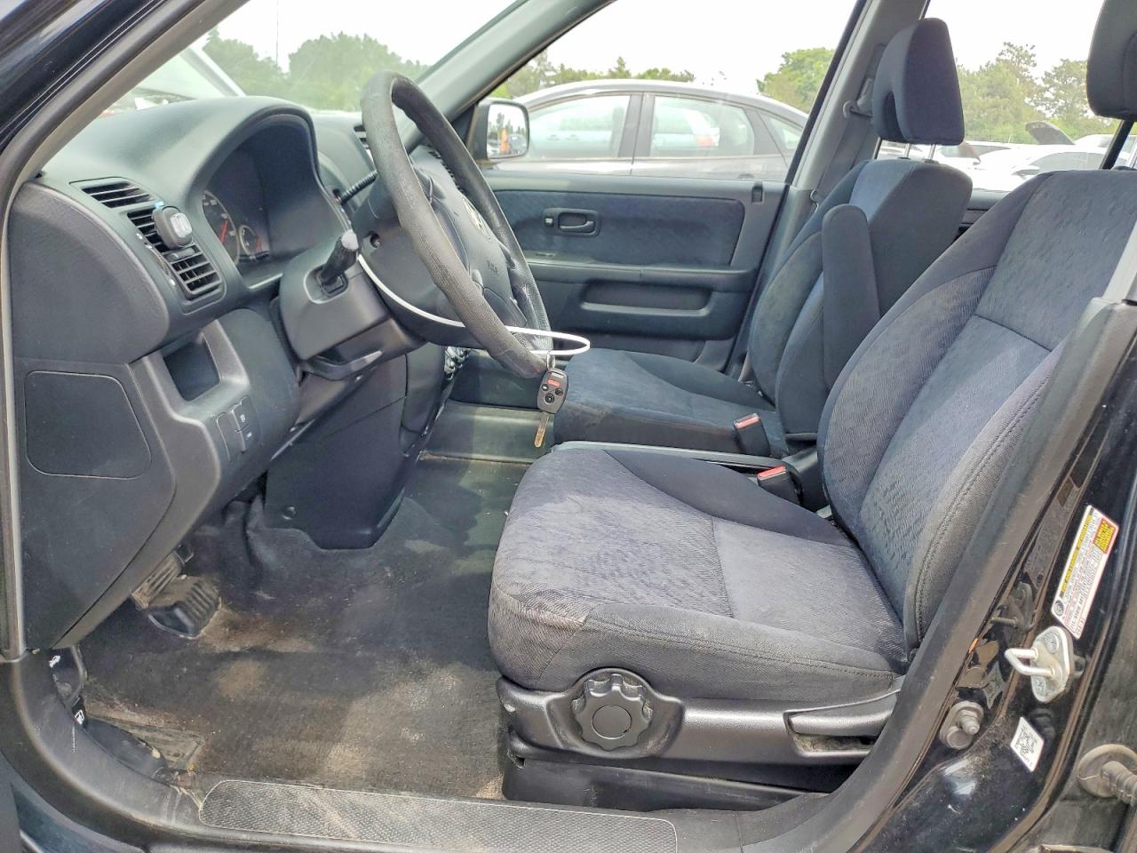 2005 Honda Cr-v Lx Black vin: JHLRD78545C010690