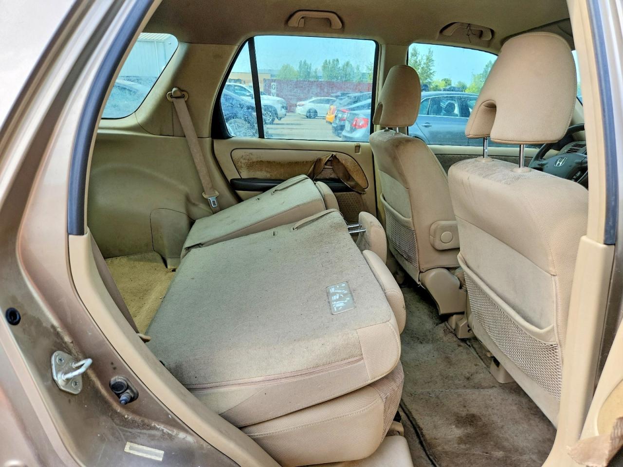 2006 Honda Cr-v Lx Beige vin: JHLRD78546C809600