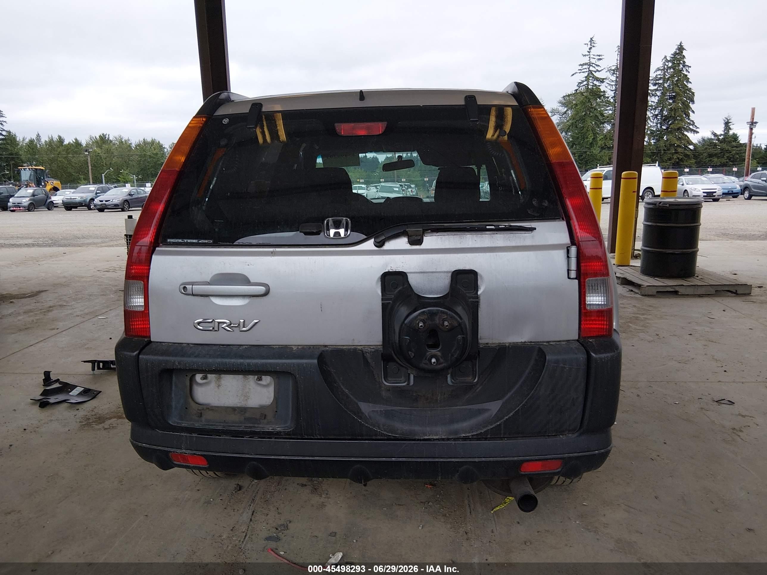 2002 Honda Cr-v Lx Silver vin: JHLRD78552C028952