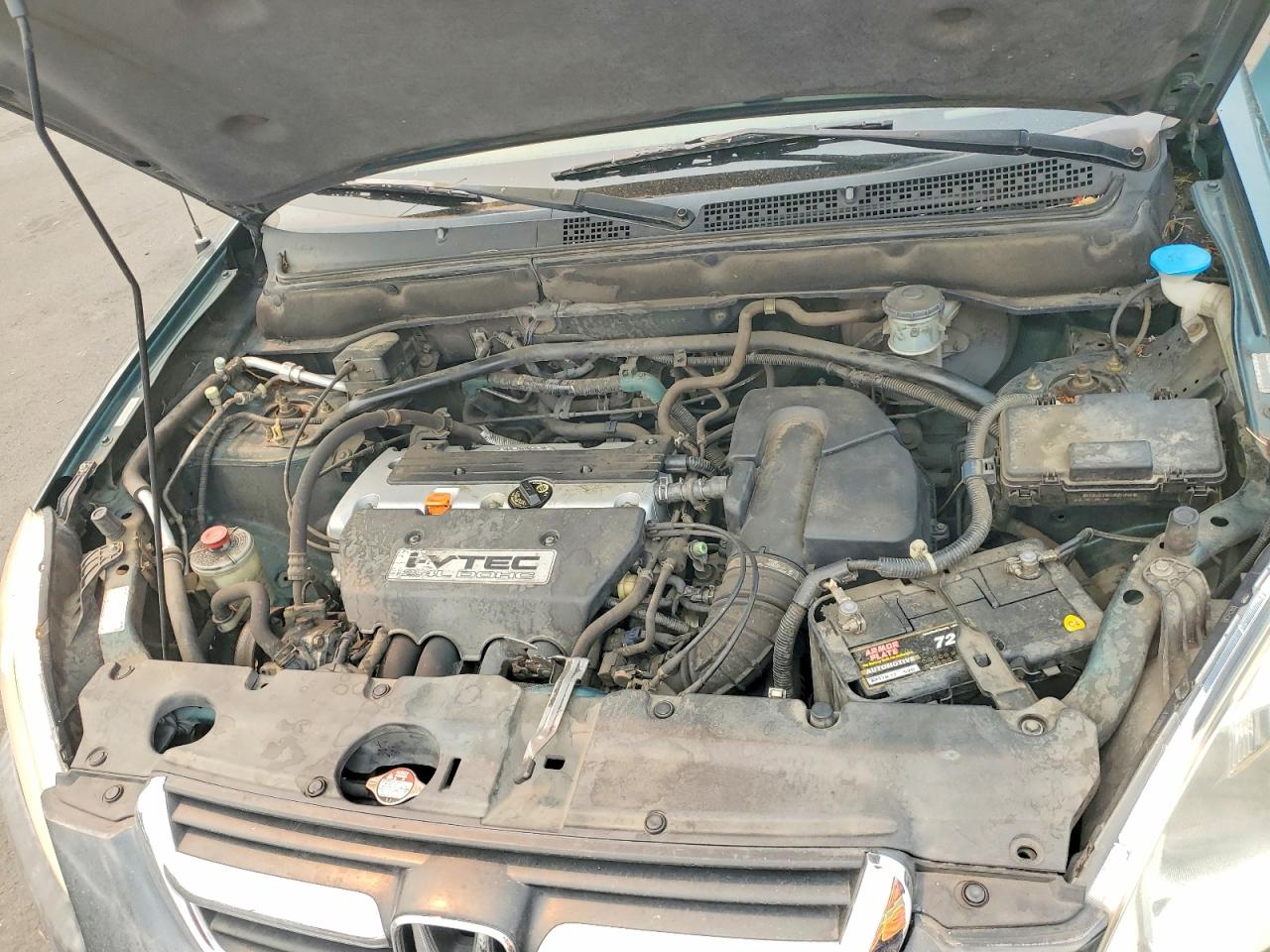 2002 Honda Cr-v Lx Green vin: JHLRD78552C043645