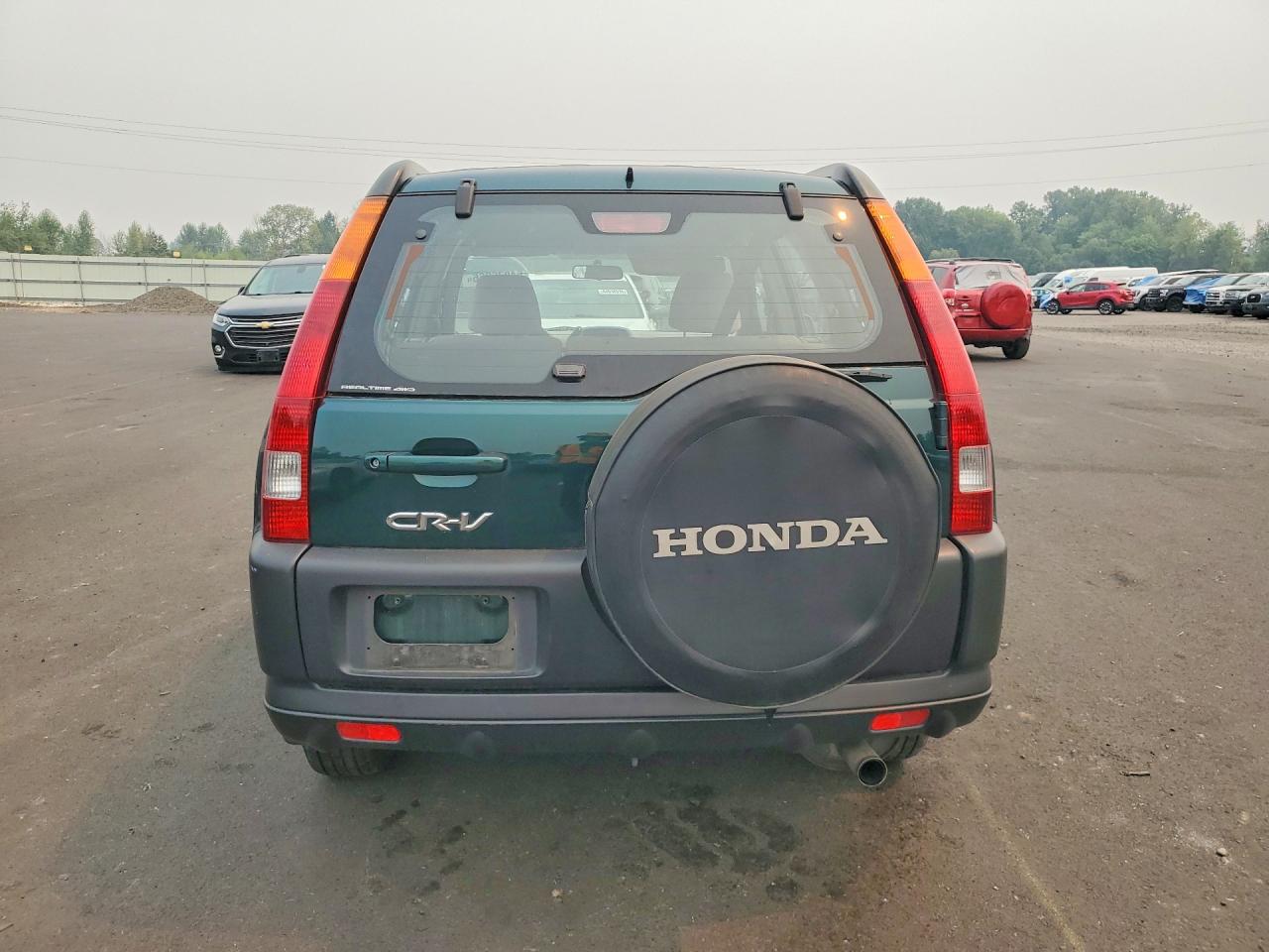 2002 Honda Cr-v Lx Green vin: JHLRD78552C043645