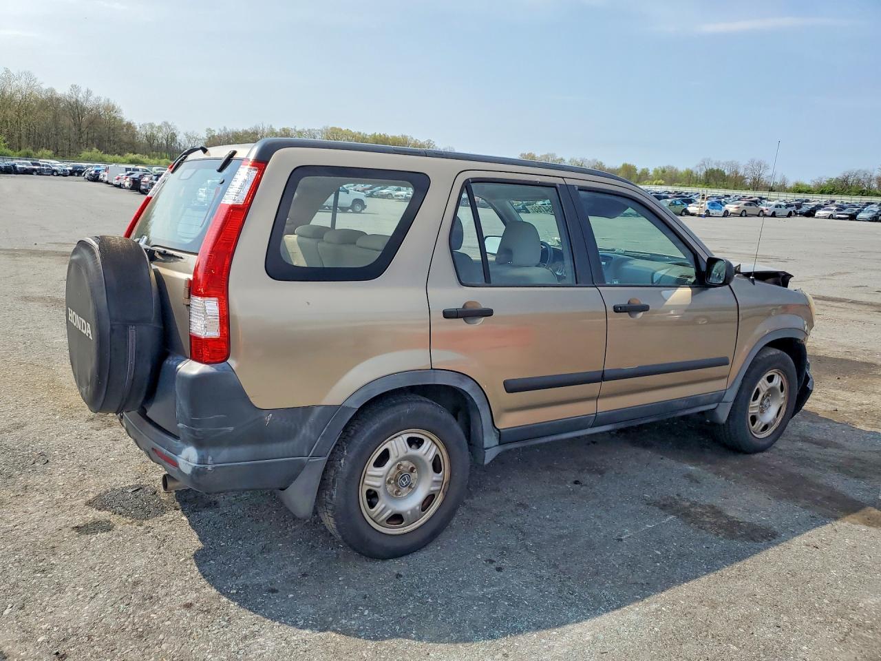 2006 Honda Cr-v Lx Gold vin: JHLRD78556C047474