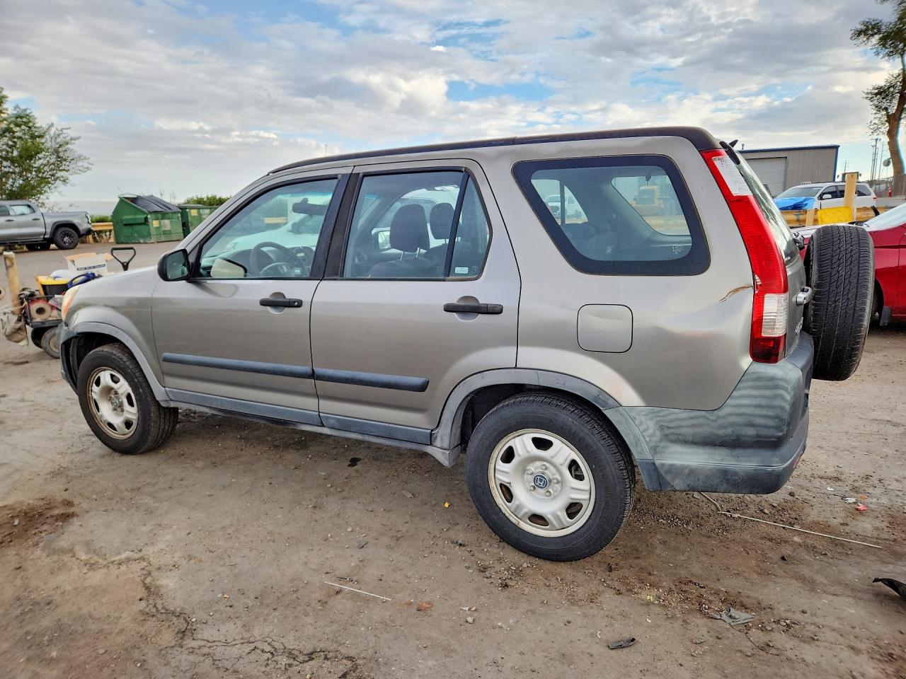 2006 Honda Cr-v Lx Gray vin: JHLRD78556C054652
