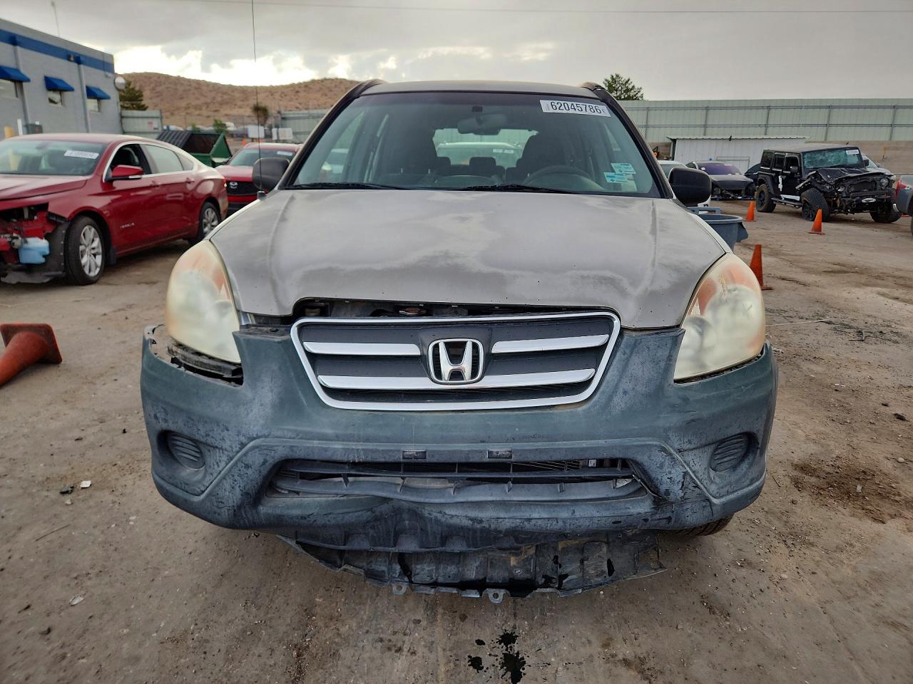 2006 Honda Cr-v Lx Gray vin: JHLRD78556C054652