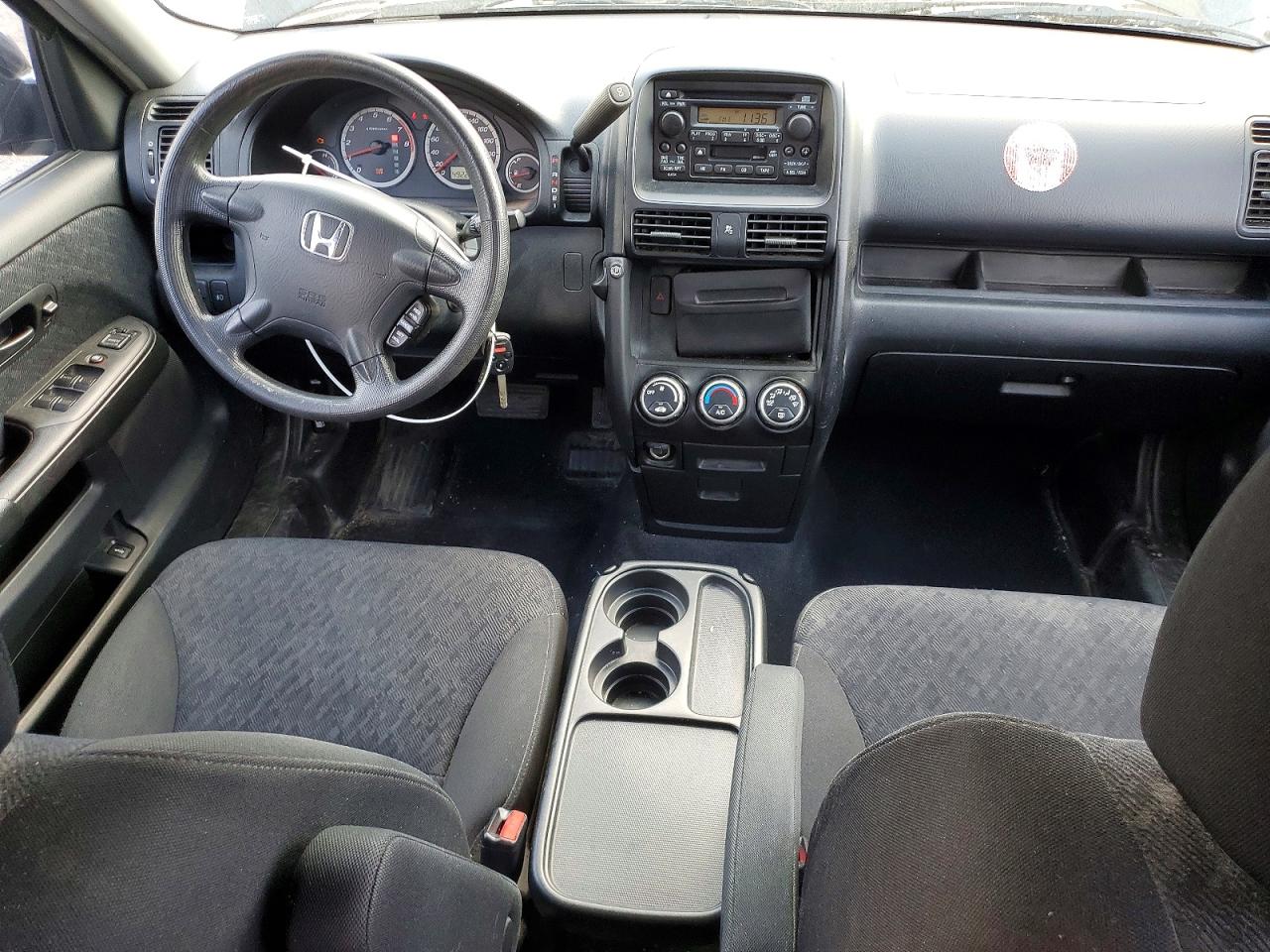 2006 Honda Cr-v Lx Black vin: JHLRD78556C806687