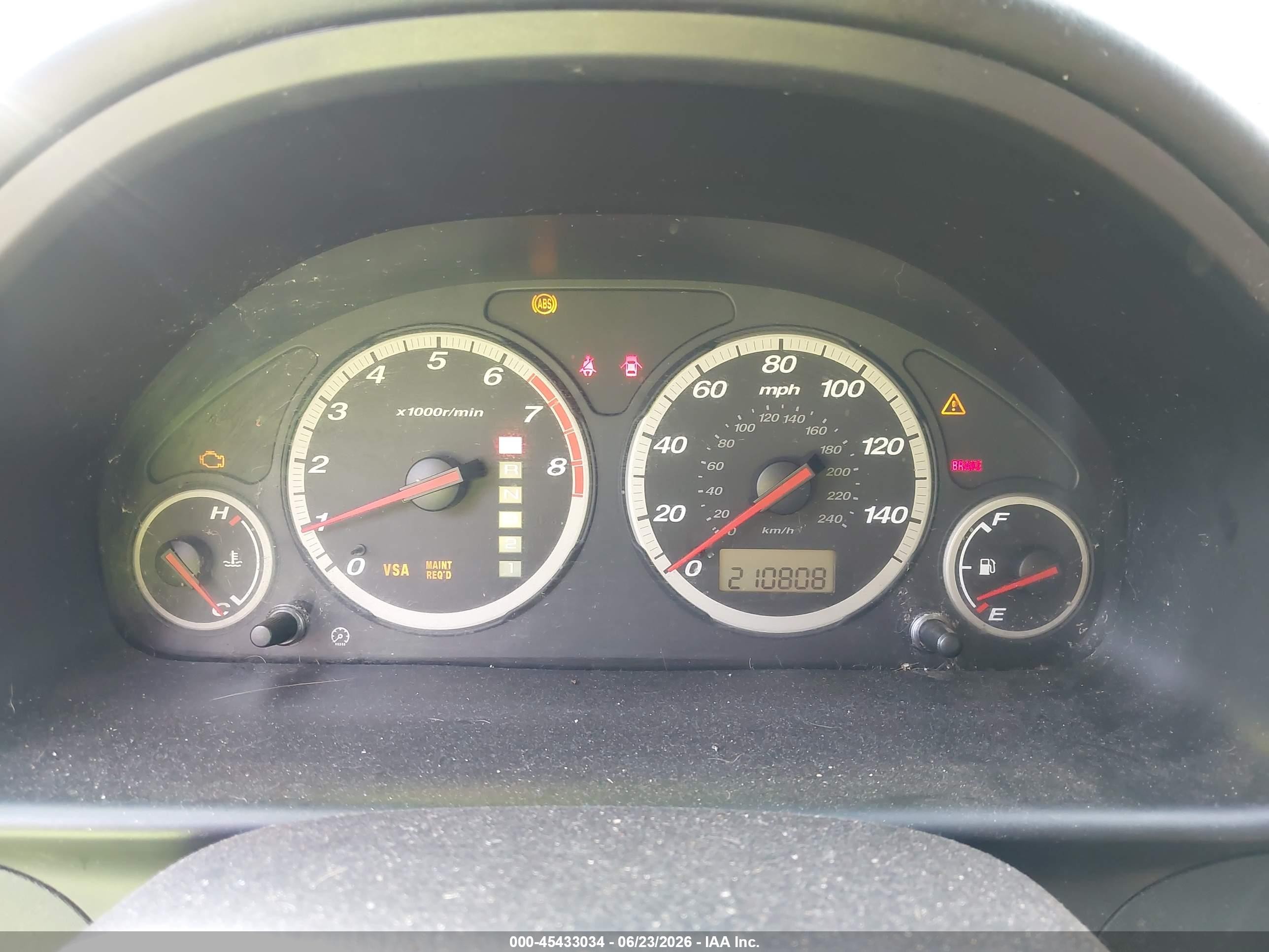 2006 Honda Cr-v Lx Blue vin: JHLRD78566C010935