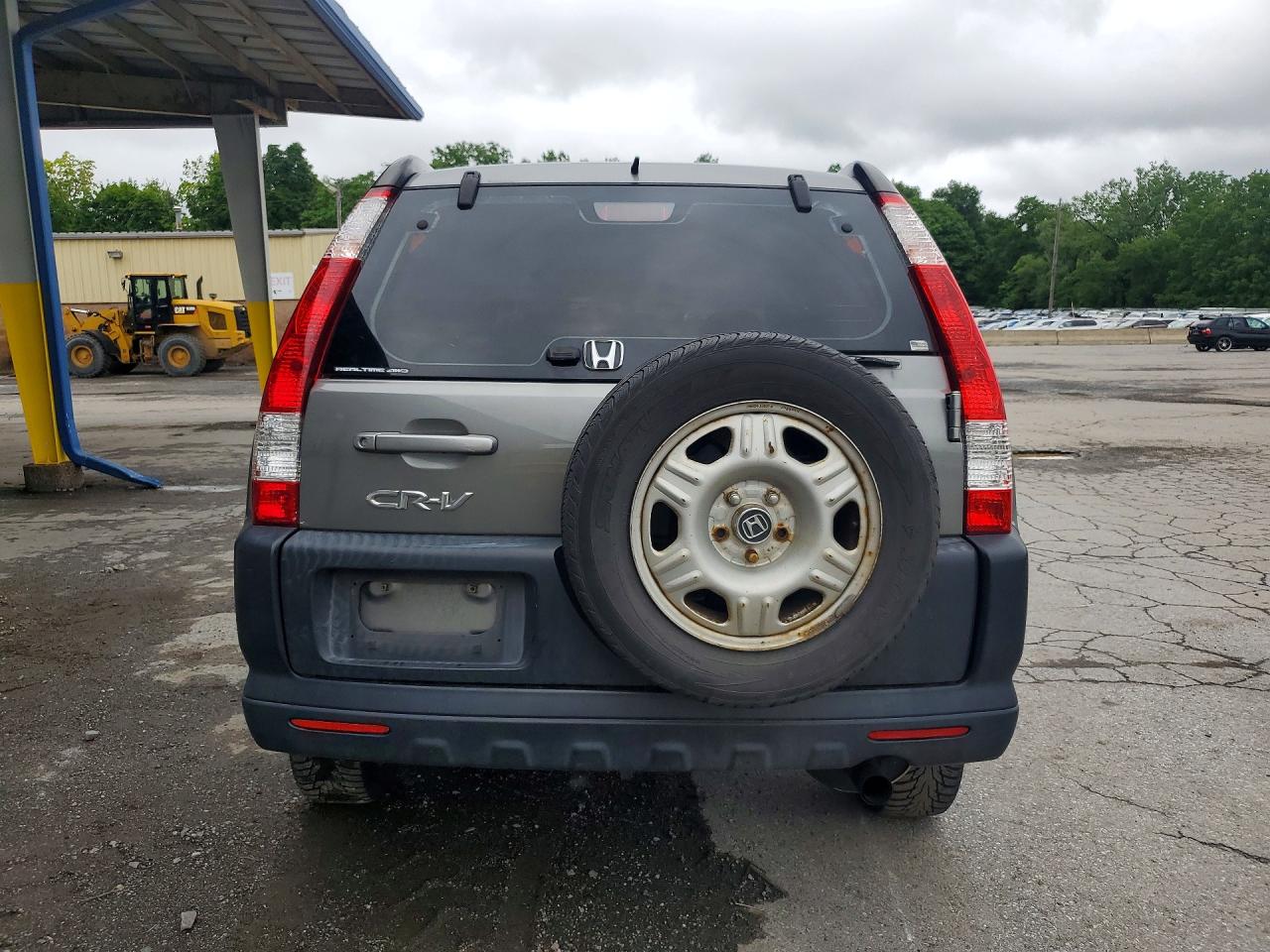 2006 Honda Cr-v Ex Automatic Gray vin: JHLRD78566C038251