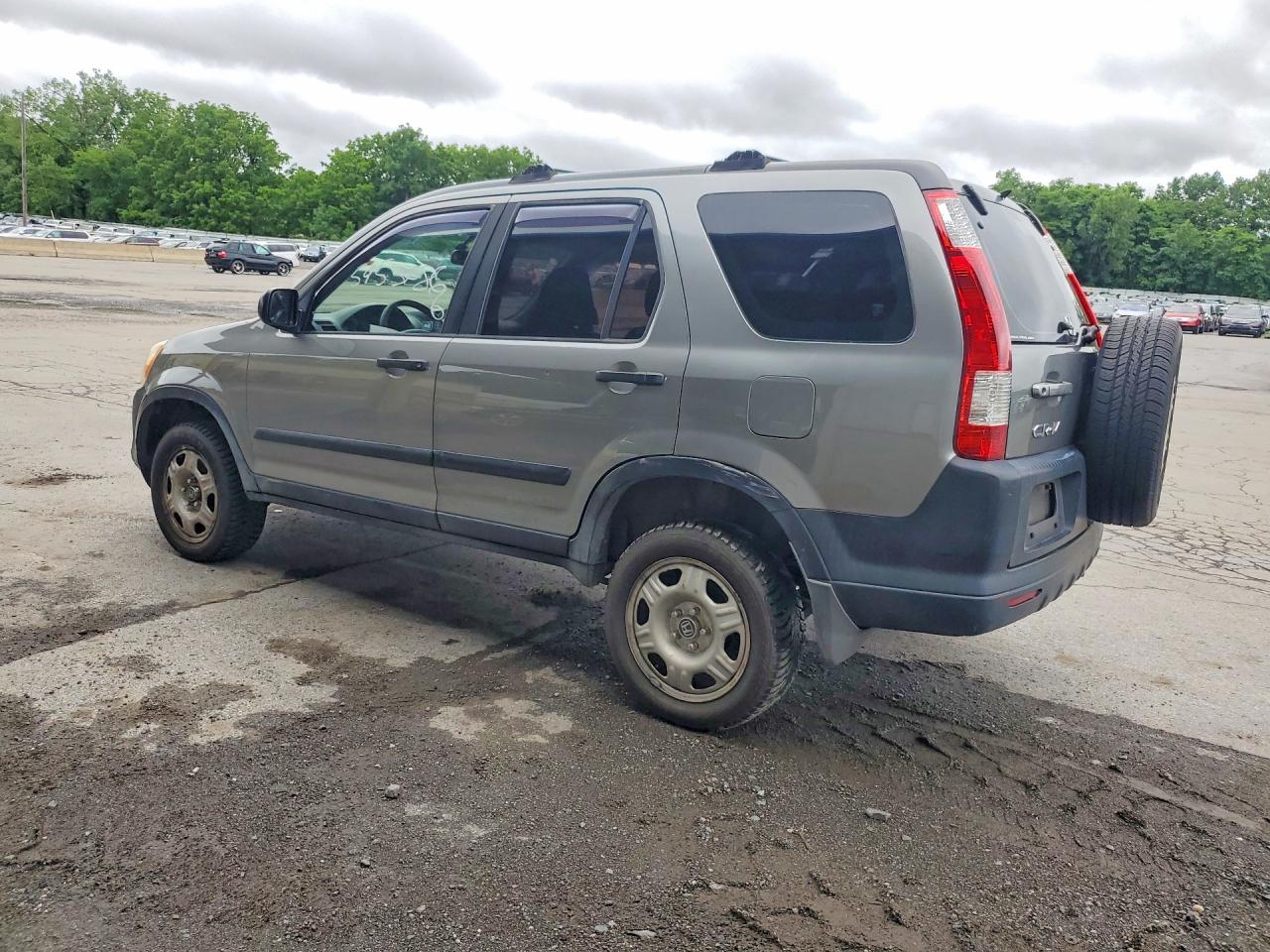 2006 Honda Cr-v Ex Automatic Gray vin: JHLRD78566C038251