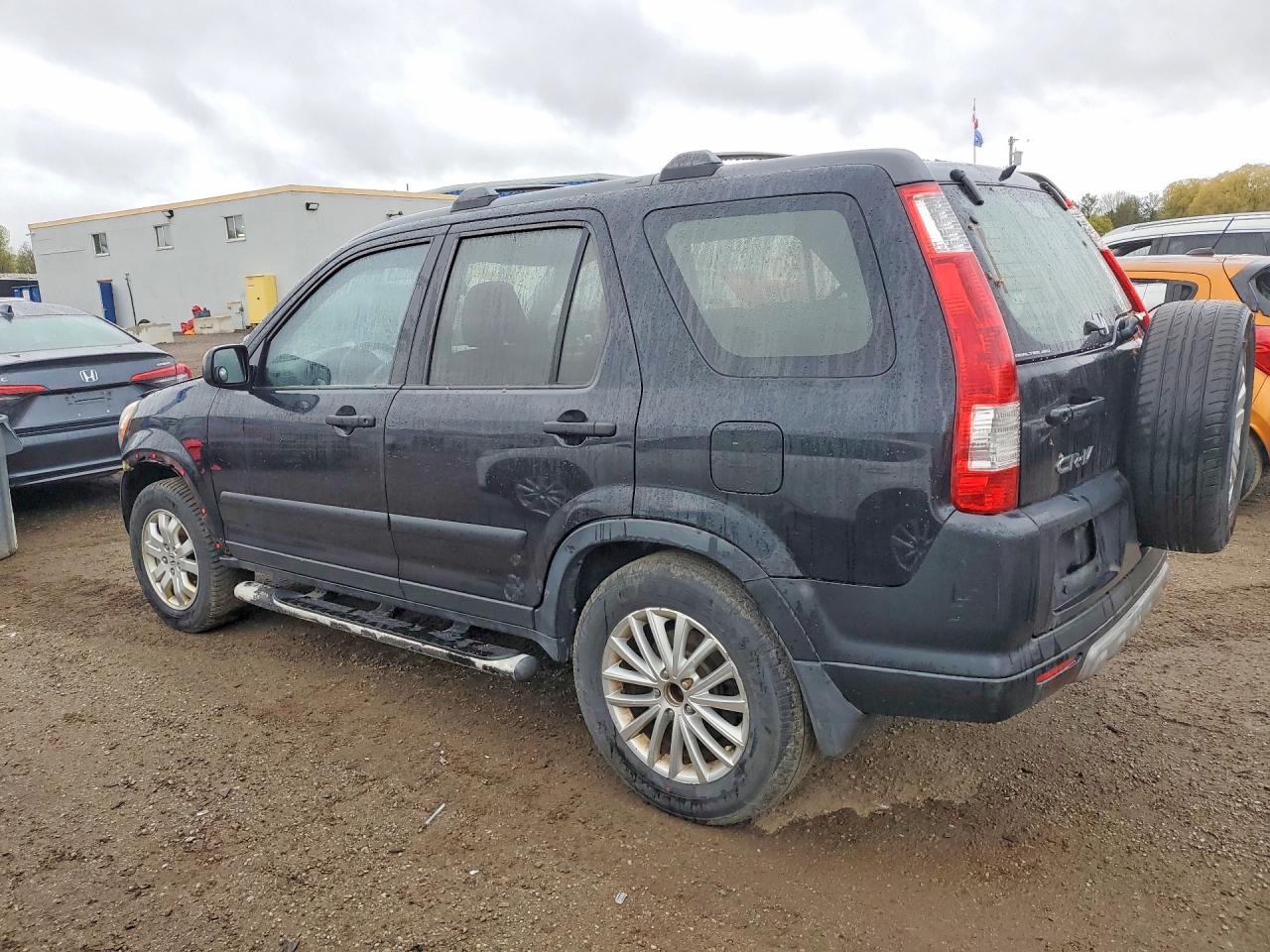 2006 Honda Cr-v Lx Black vin: JHLRD78566C815219