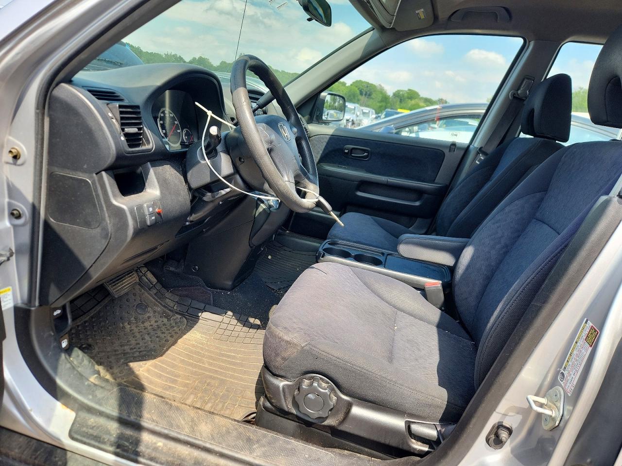 2005 Honda Cr-v Lx Gray vin: JHLRD78575C040279