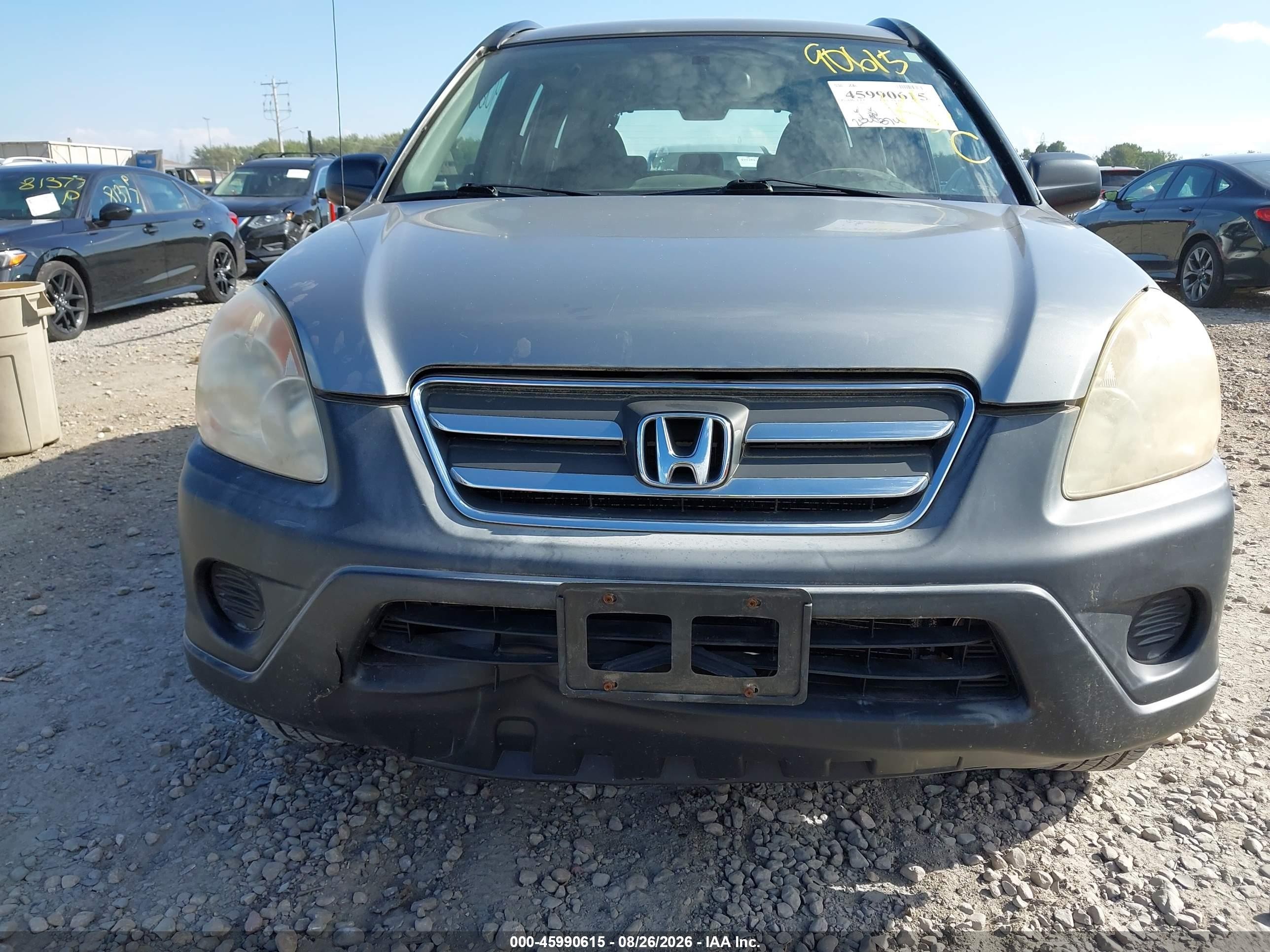 2005 Honda Cr-v Lx Silver vin: JHLRD78575C063254