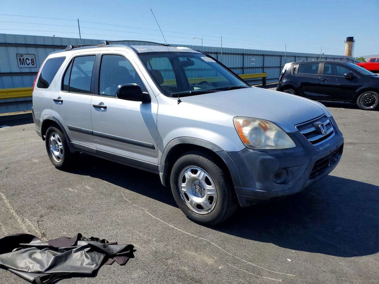 2006 Honda Cr-v Lx Silver vin: JHLRD78576C016257
